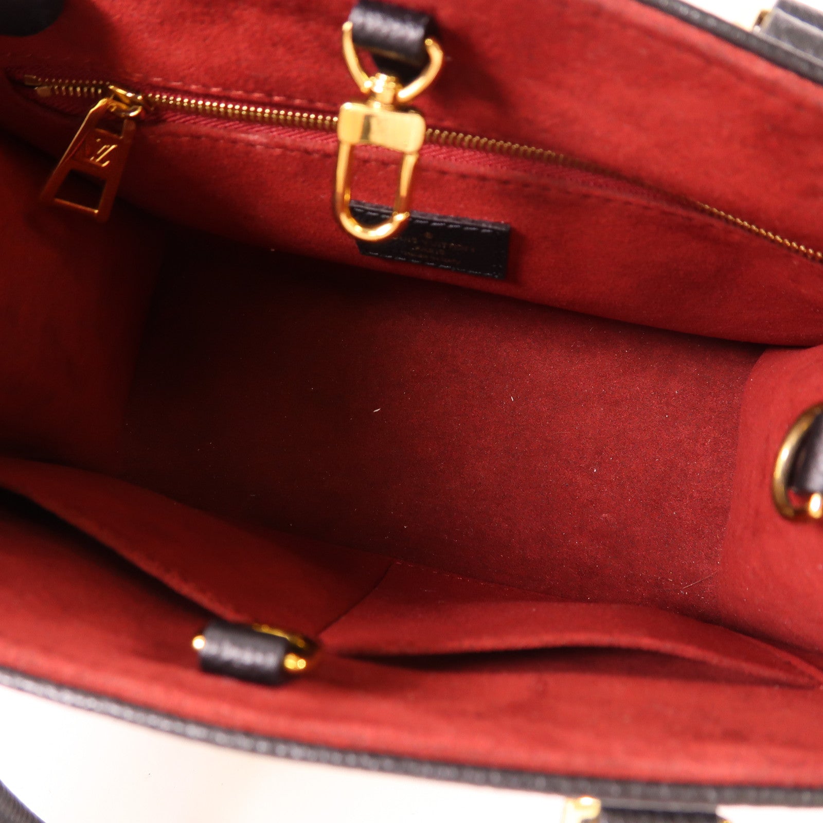 LOUIS VUITTON Monogram Empreinte On The Go PM金扣手挽肩背兩用袋