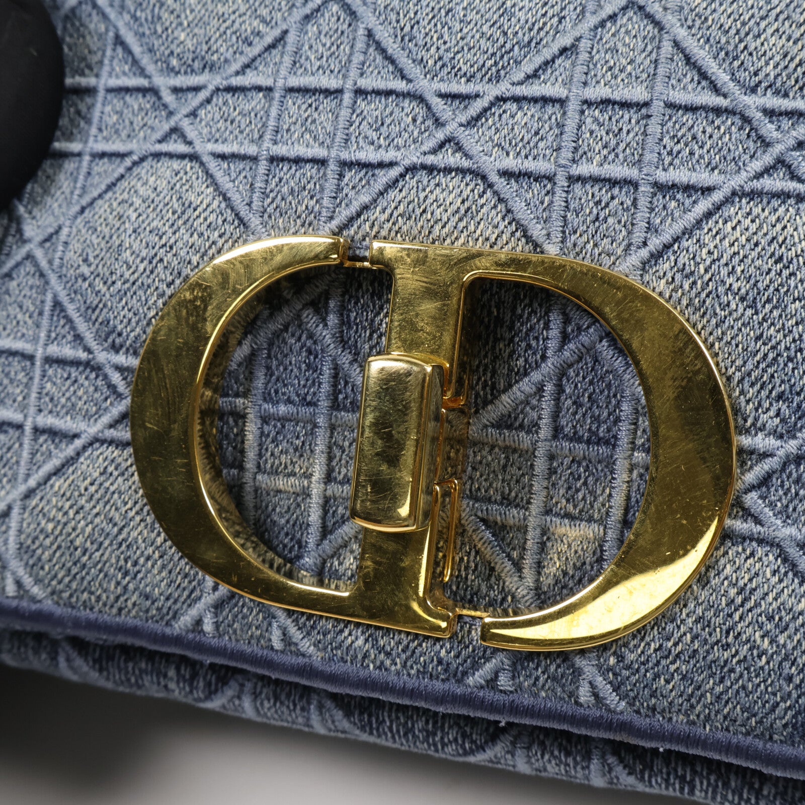 Dior 牛仔布Caro Small肩背袋