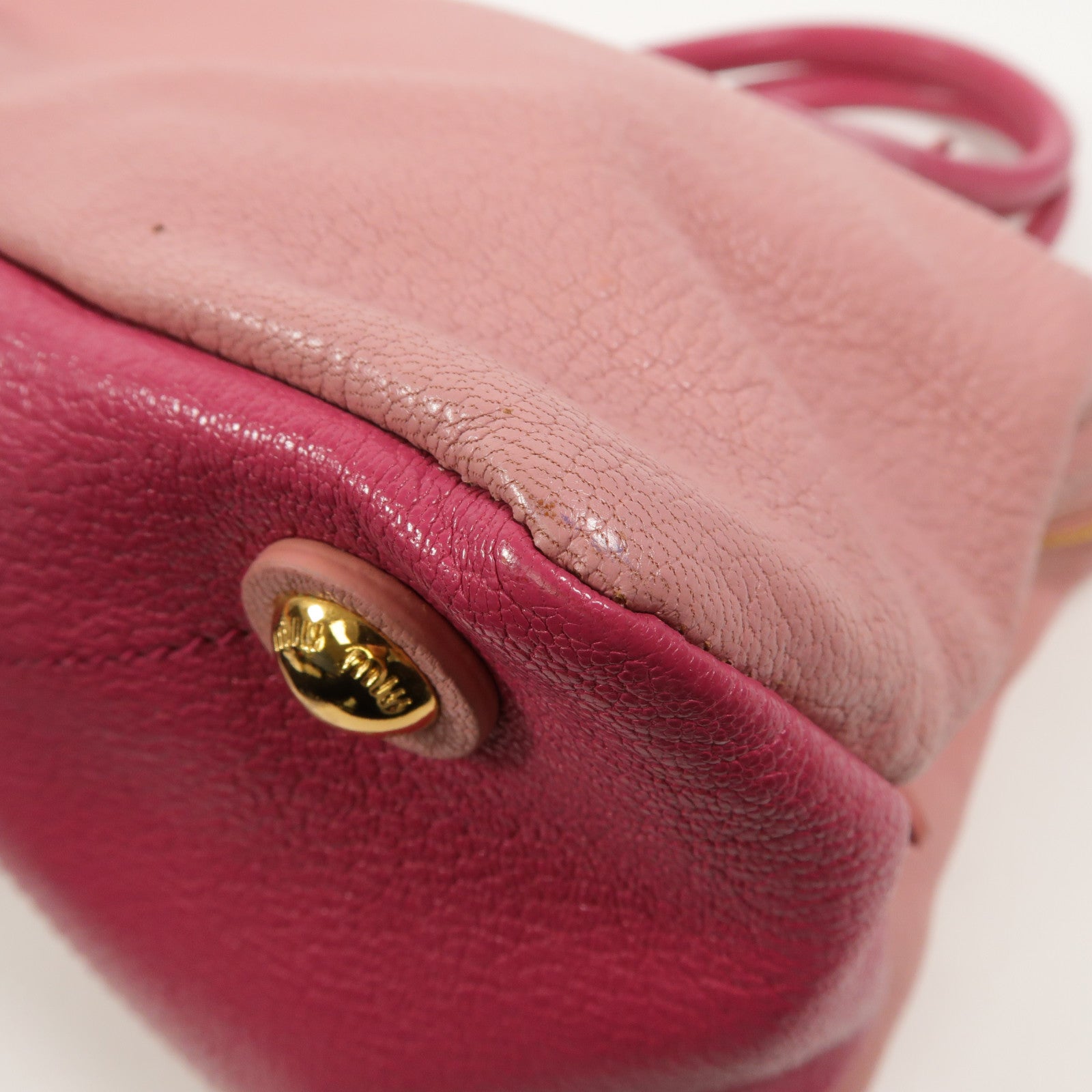 Miu Miu 牛皮皮革2 Way Shoulder手挽肩背兩用袋