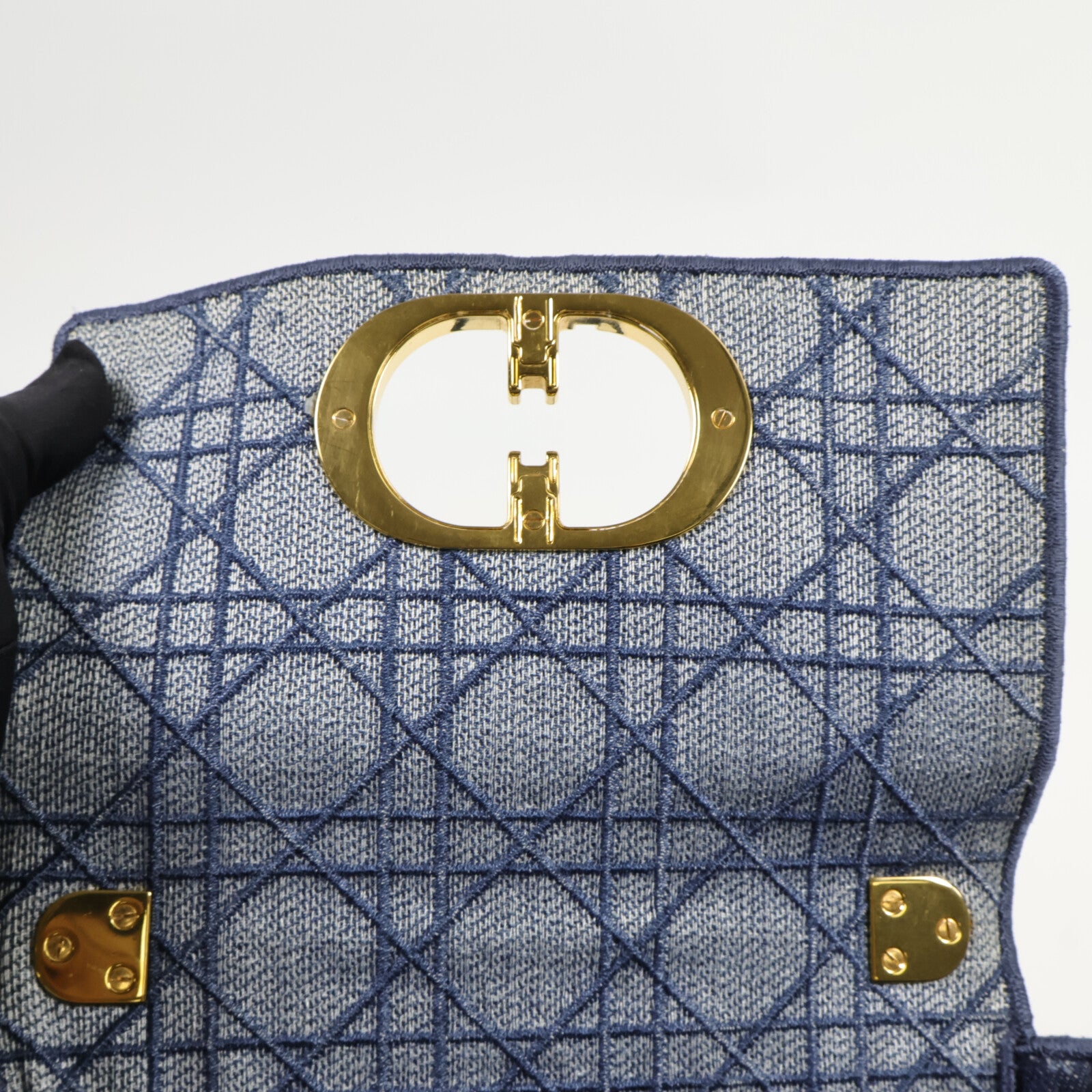 Dior 牛仔布Caro Small肩背袋