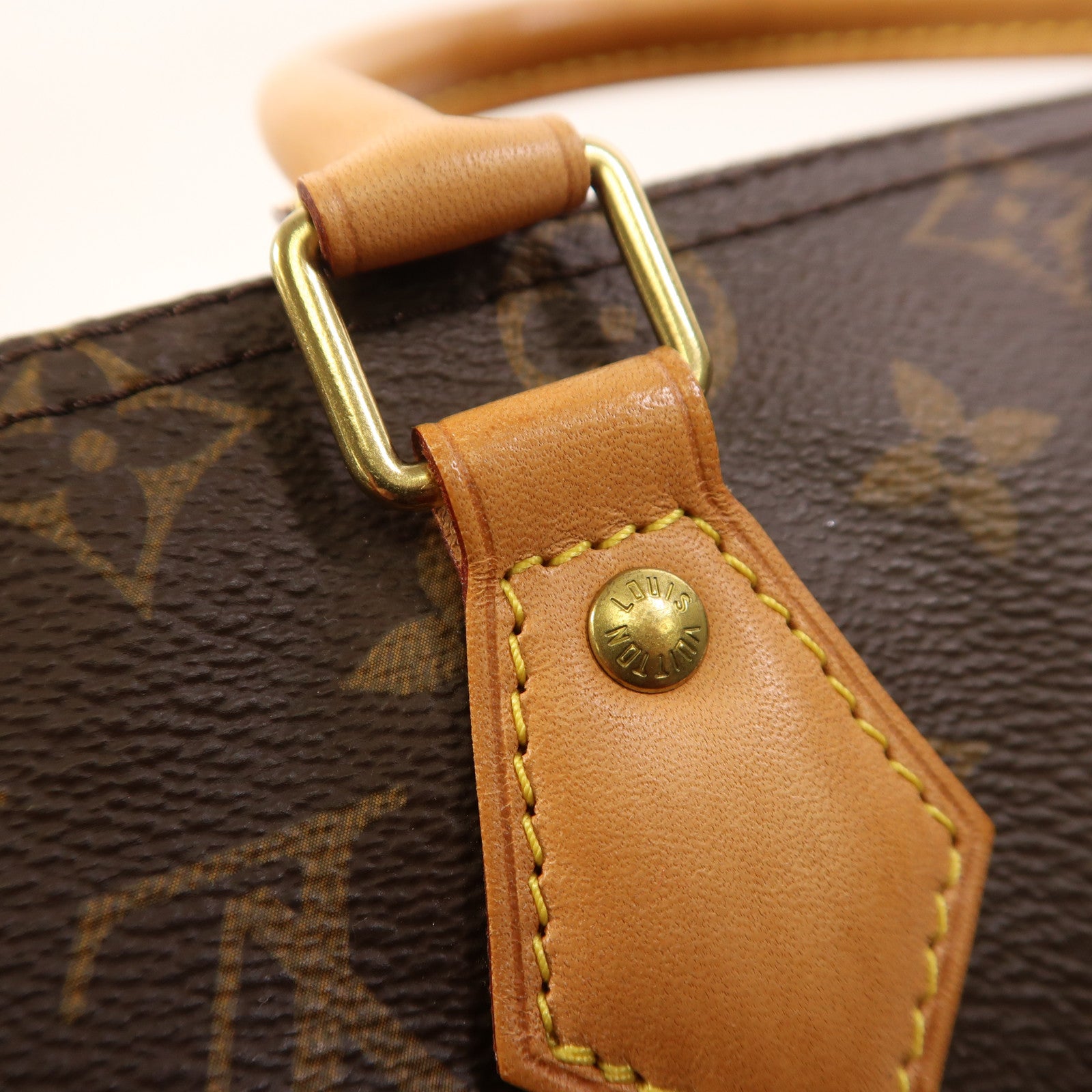 LOUIS VUITTON Monogram Speedy 25金扣手挽袋