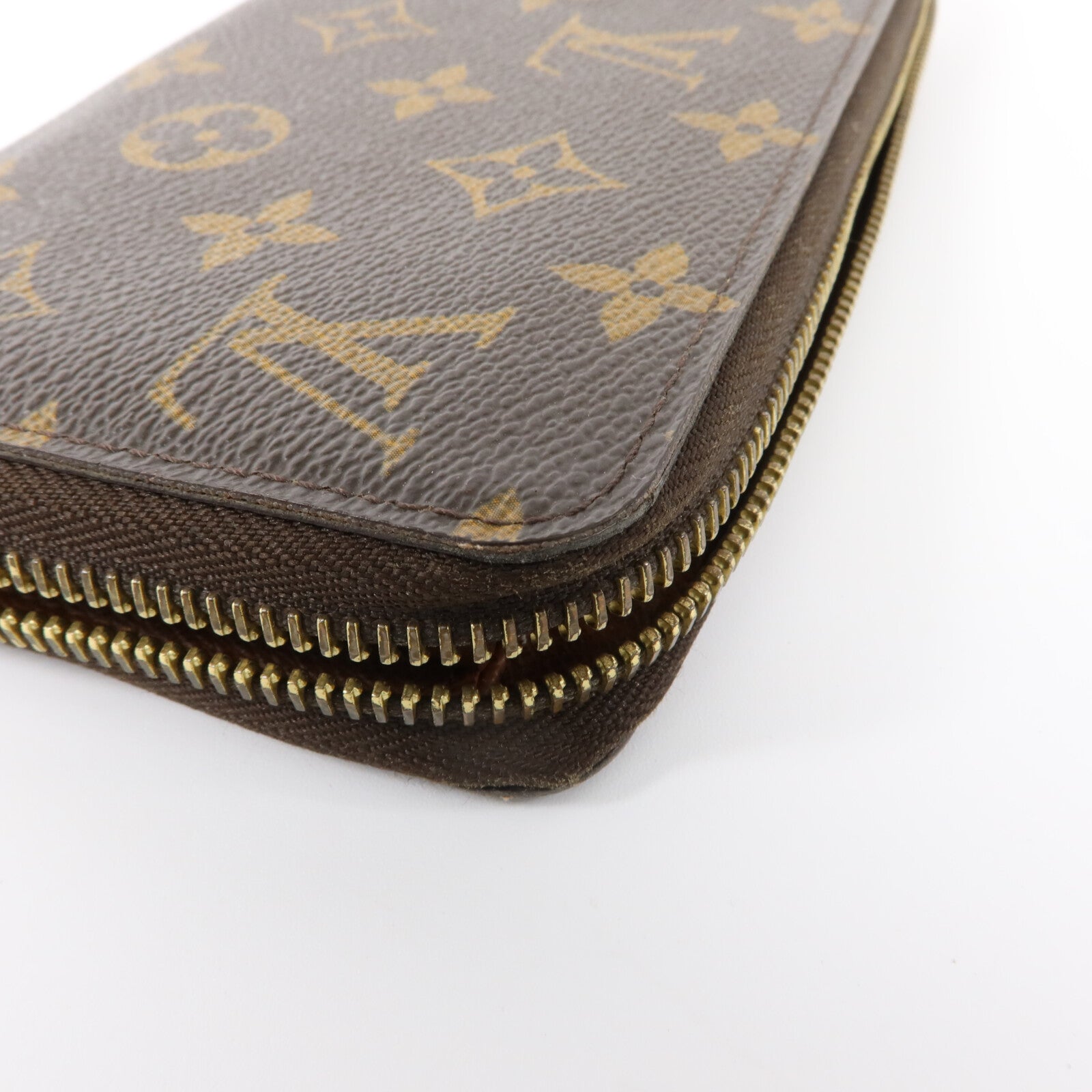 LOUIS VUITTON Monogram Zipper Long Wallet金扣長錢包