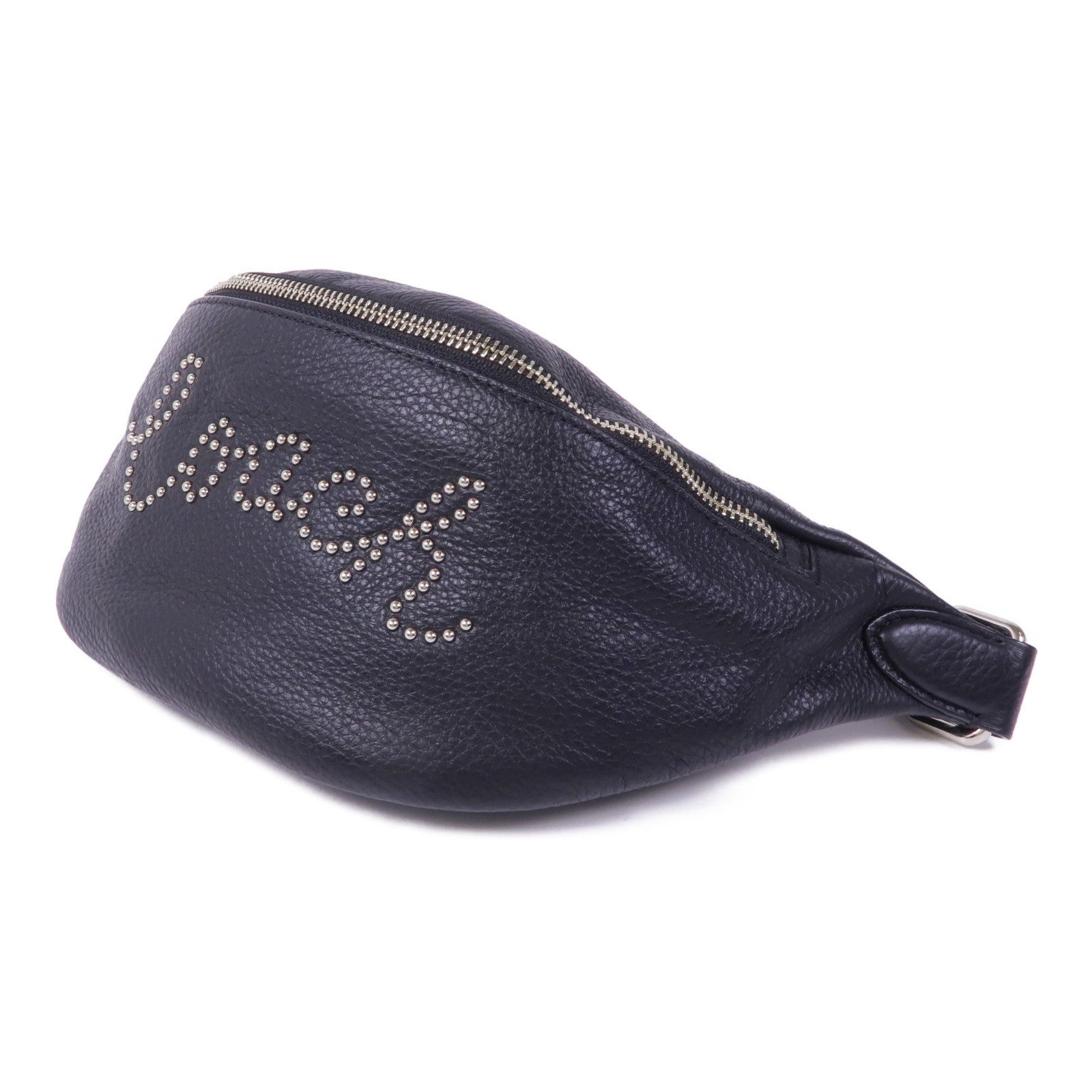 COACH 牛皮皮革Waist Bag銀扣腰包