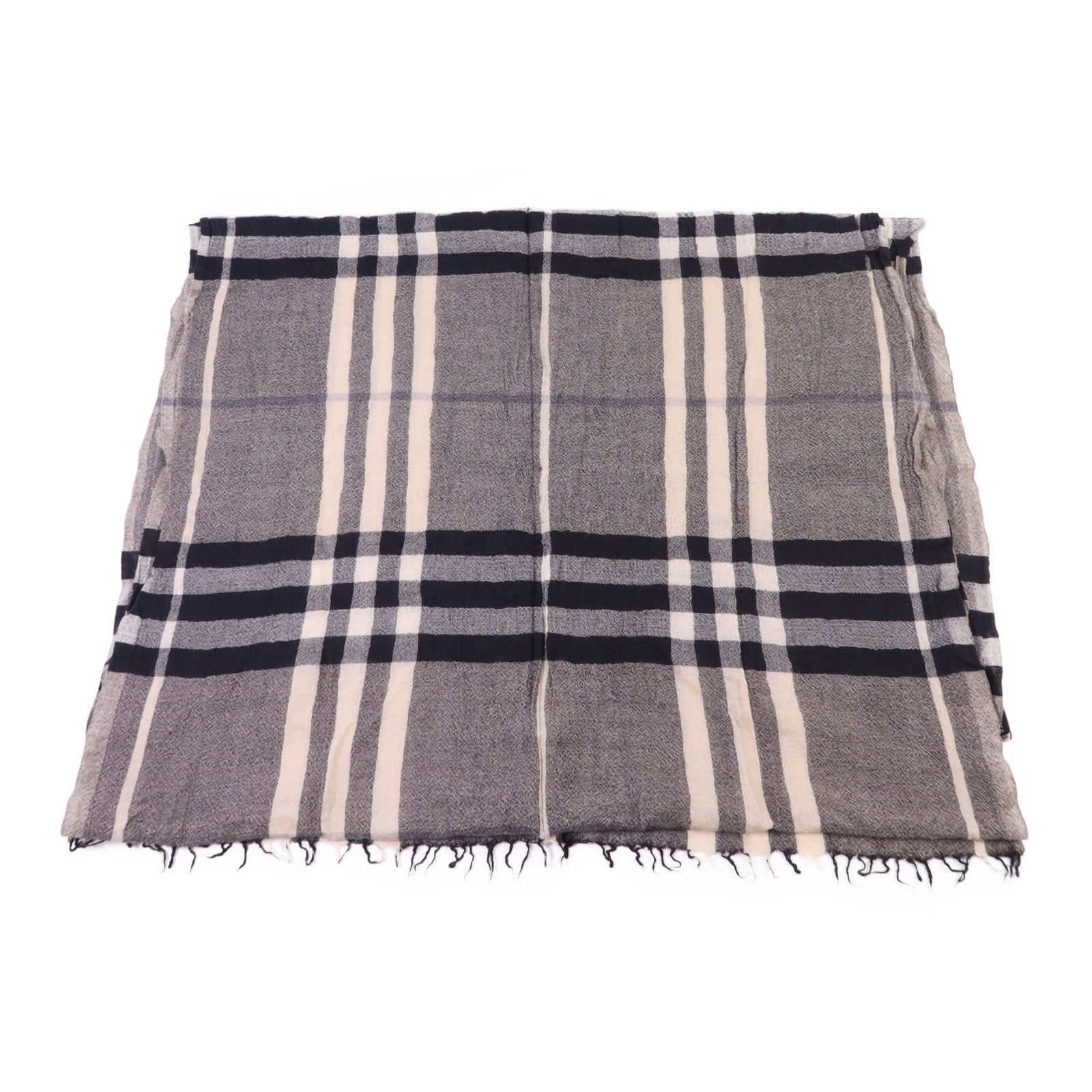 BURBERRY 羊毛/絲質Scarf絲巾