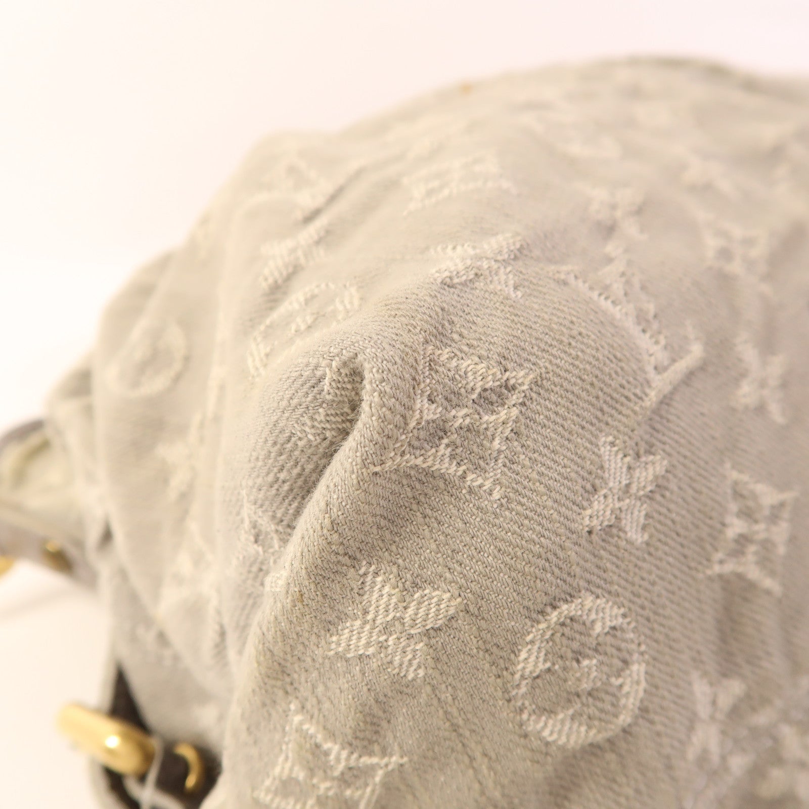LOUIS VUITTON Monogram Denim Neo Cabby MM手挽肩背兩用袋