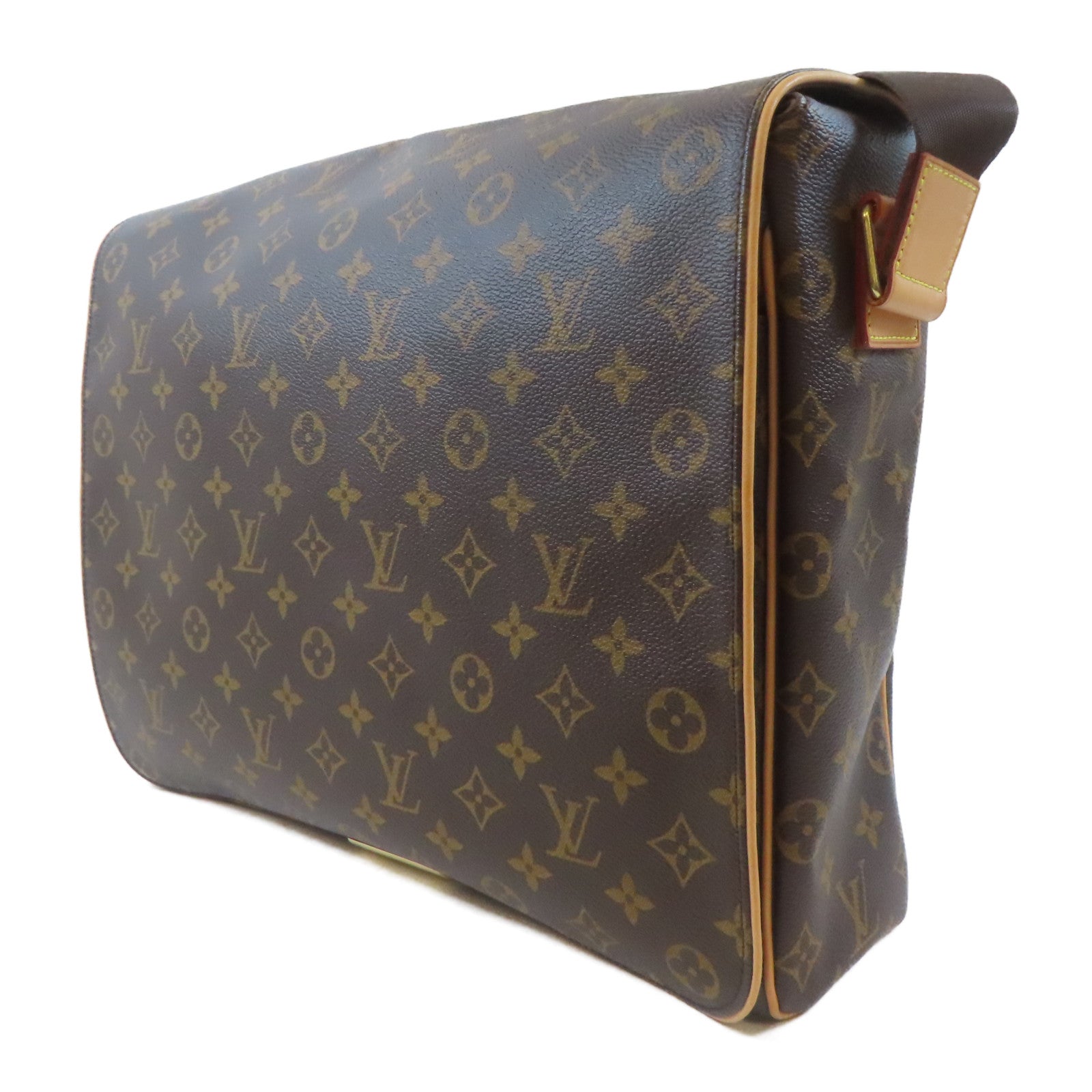 LOUIS VUITTON Monogram Abbesses Shoulder Bag金扣肩背袋啡色