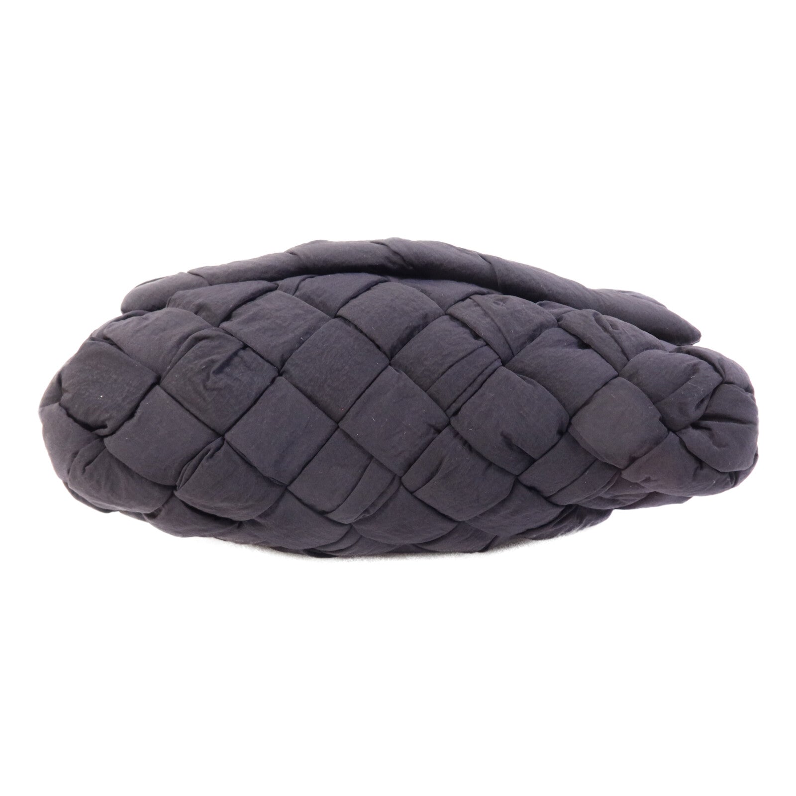 BOTTEGA VENETA 聚酯纖維Small Rumple Messenger銀扣肩背袋