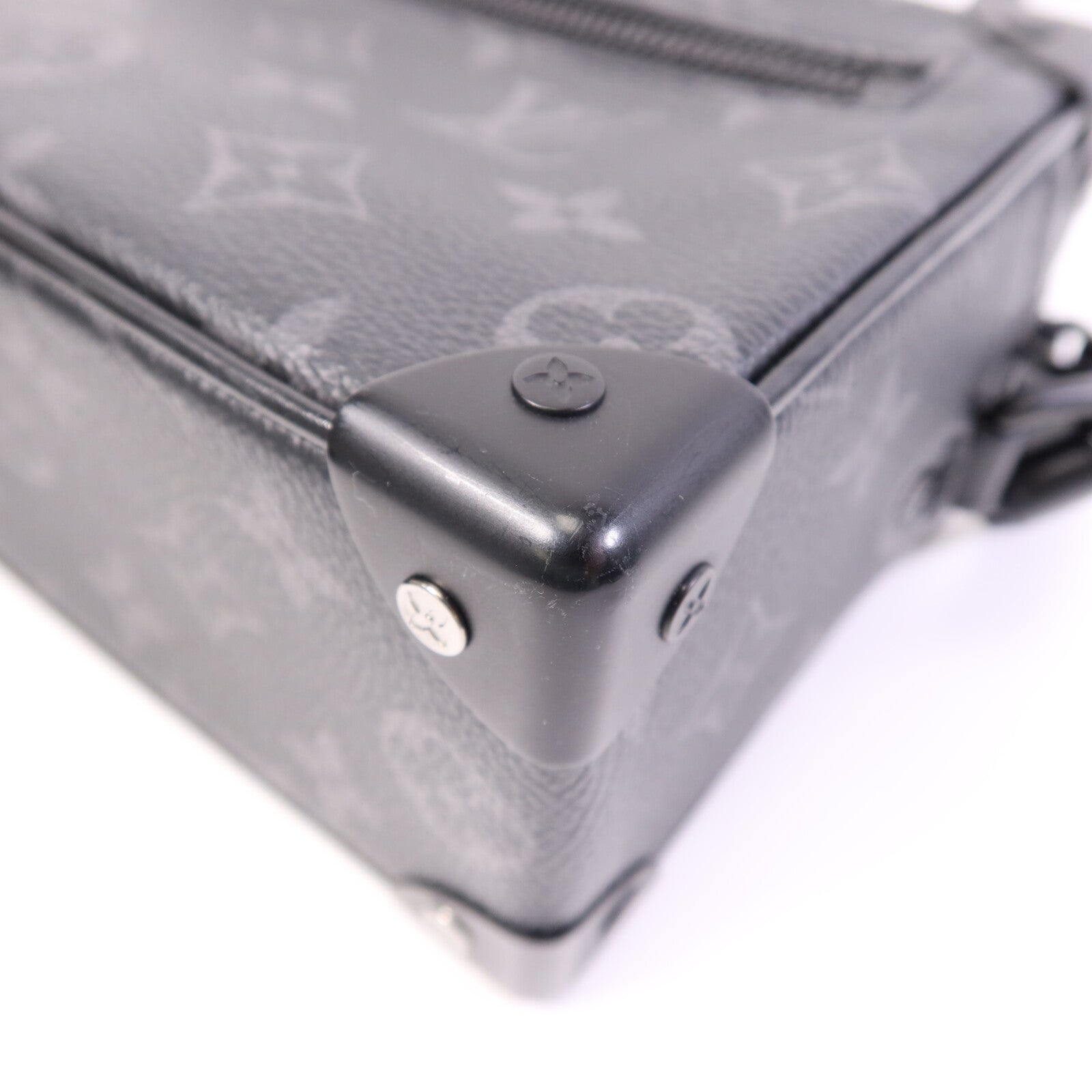 LOUIS VUITTON Monogram Eclipse Mini Soft Trunk肩背袋