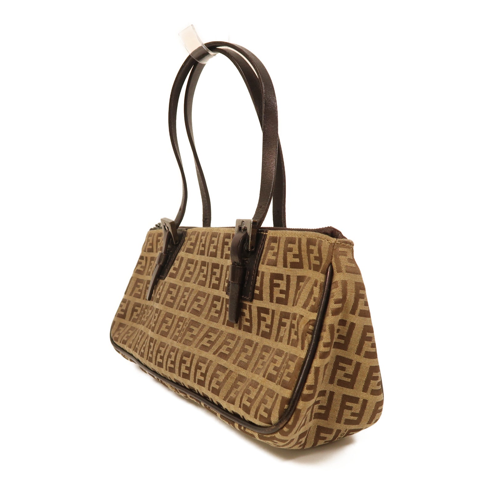 FENDI 帆布Hand Bag手挽袋棕色