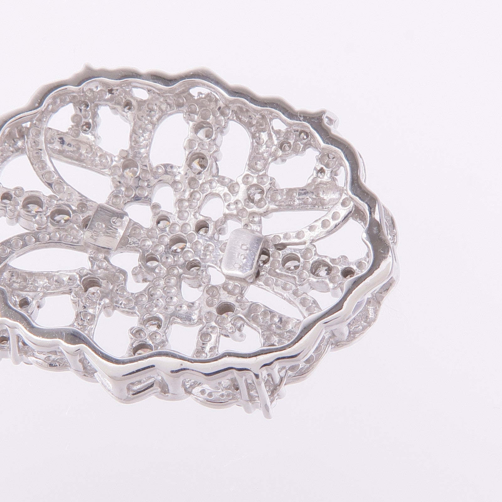 JEWELRY 18K白金Diamond Pendant Top鑽石吊墜