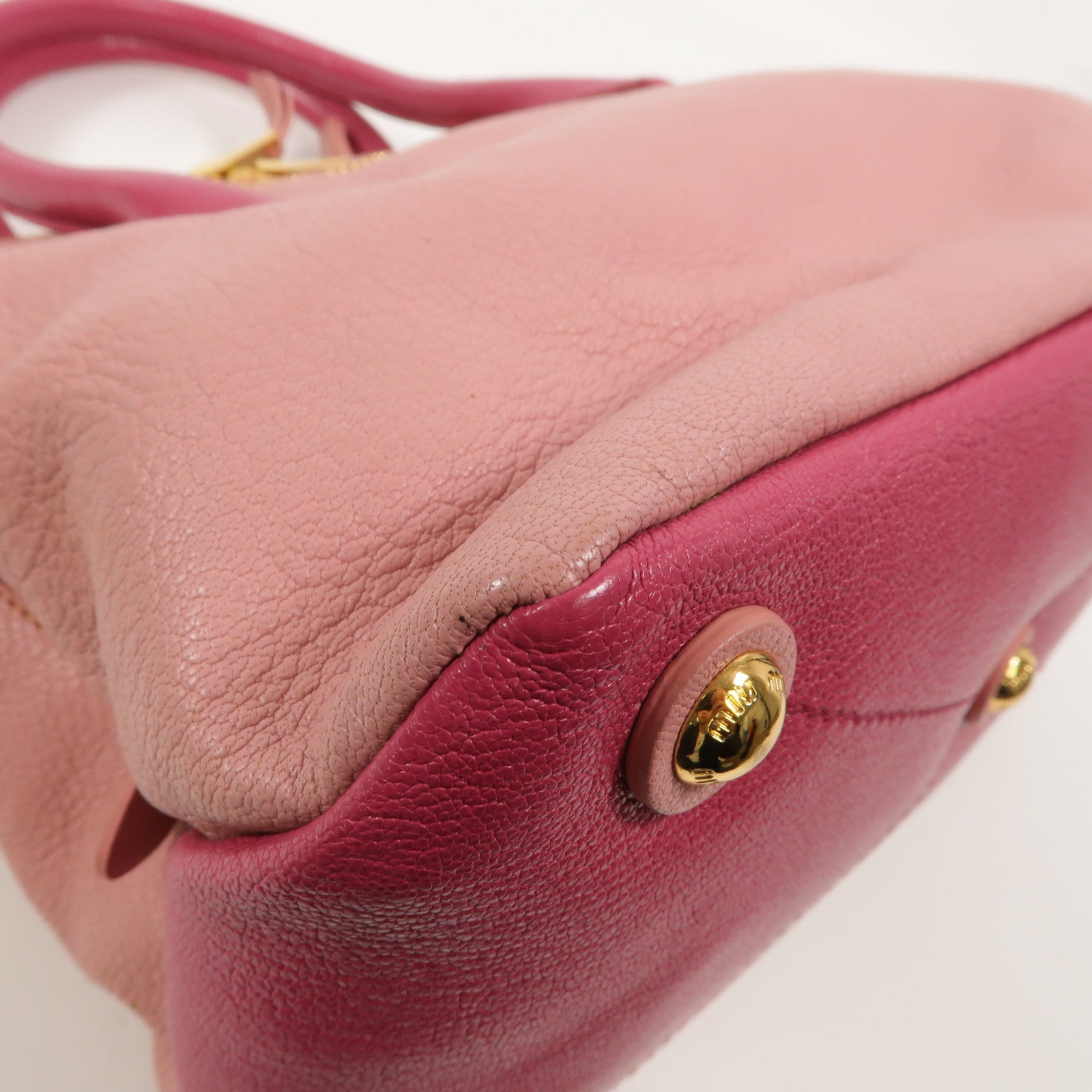 Miu Miu 牛皮皮革2 Way Shoulder手挽肩背兩用袋