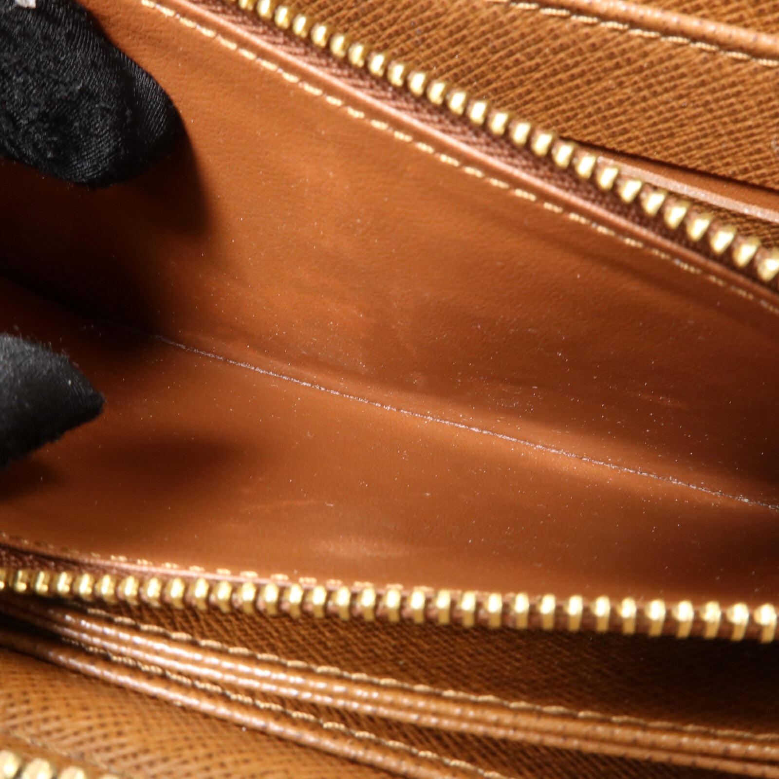 LOUIS VUITTON Monogram Zipper Long Wallet金扣長錢包