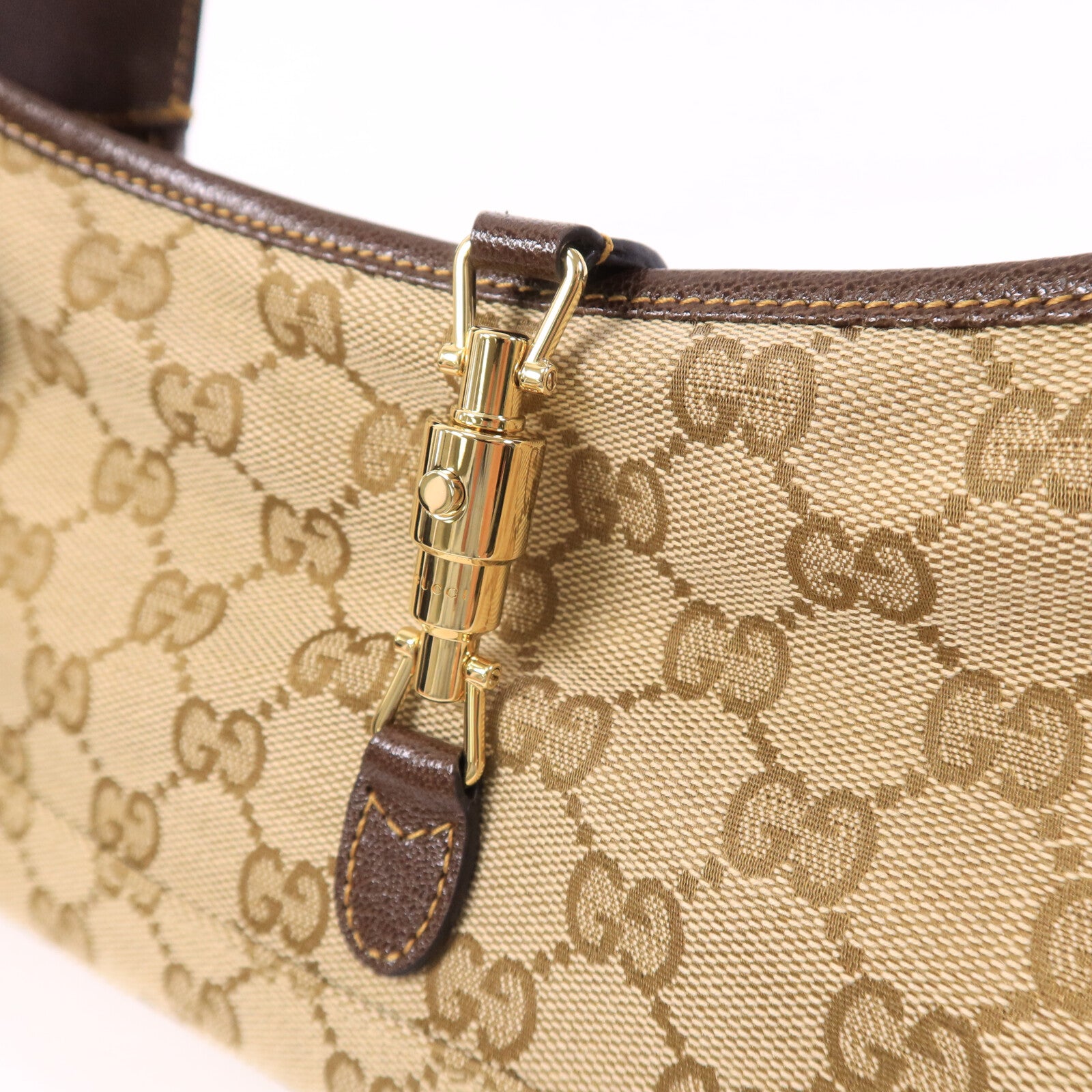 GUCCI 帆布Jackie Slim Medium肩背袋