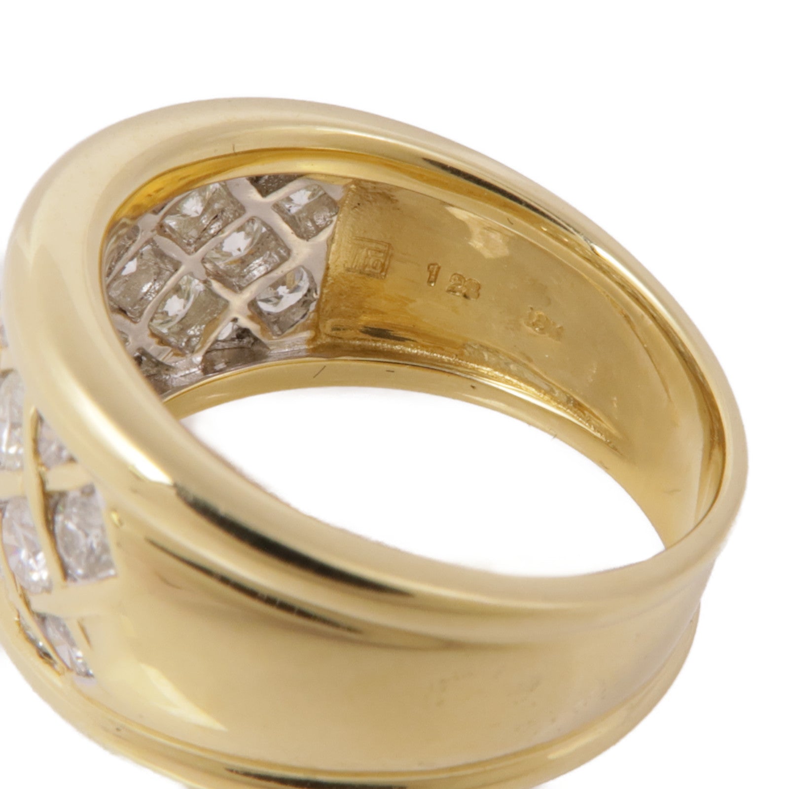 JEWELRY 【激減優惠】18K黃金Diamond Ring鑽石戒指US#6.75