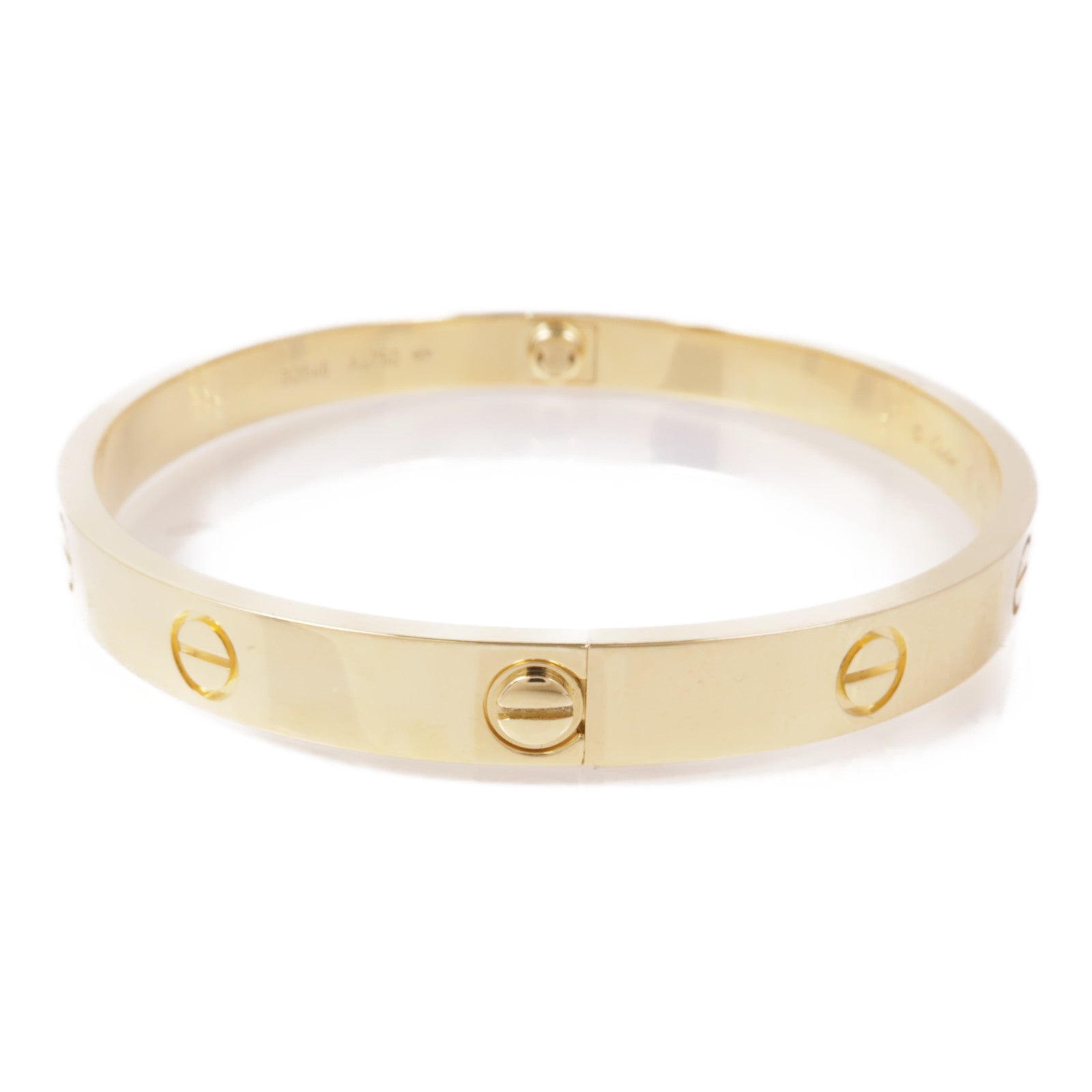 CARTIER 18K黃金Love Bracelet手鐲Cariter#19
