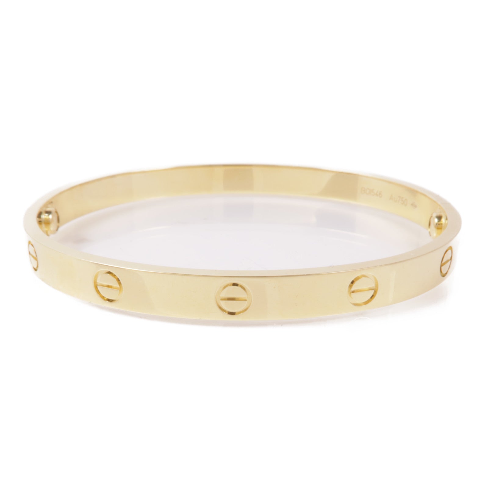 CARTIER 18K黃金Love Bracelet手鐲Cariter#19