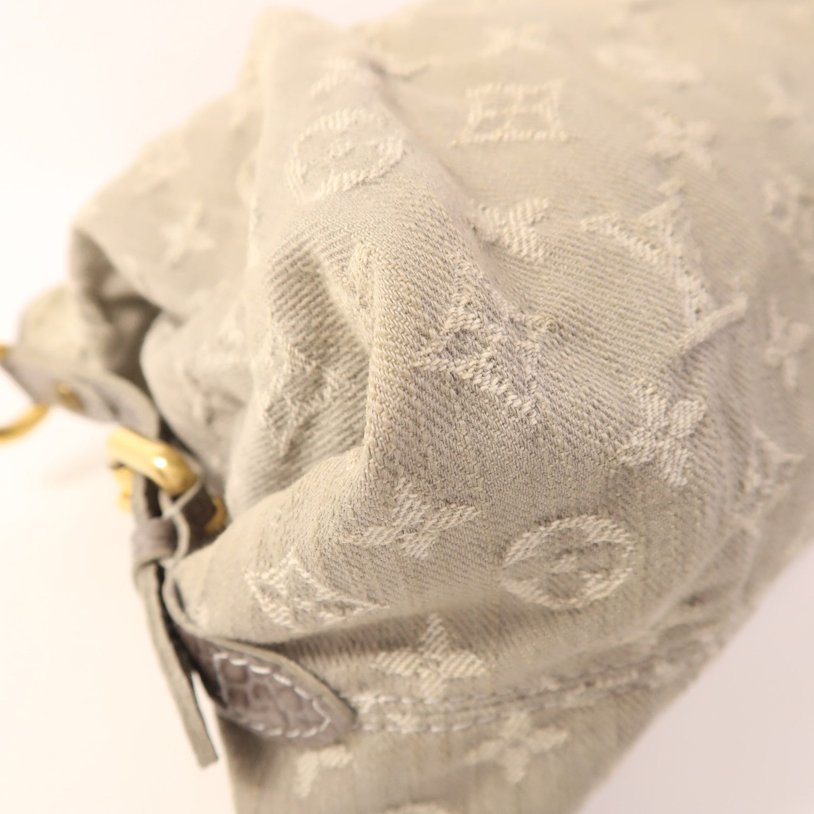 LOUIS VUITTON Monogram Denim Neo Cabby MM手挽肩背兩用袋