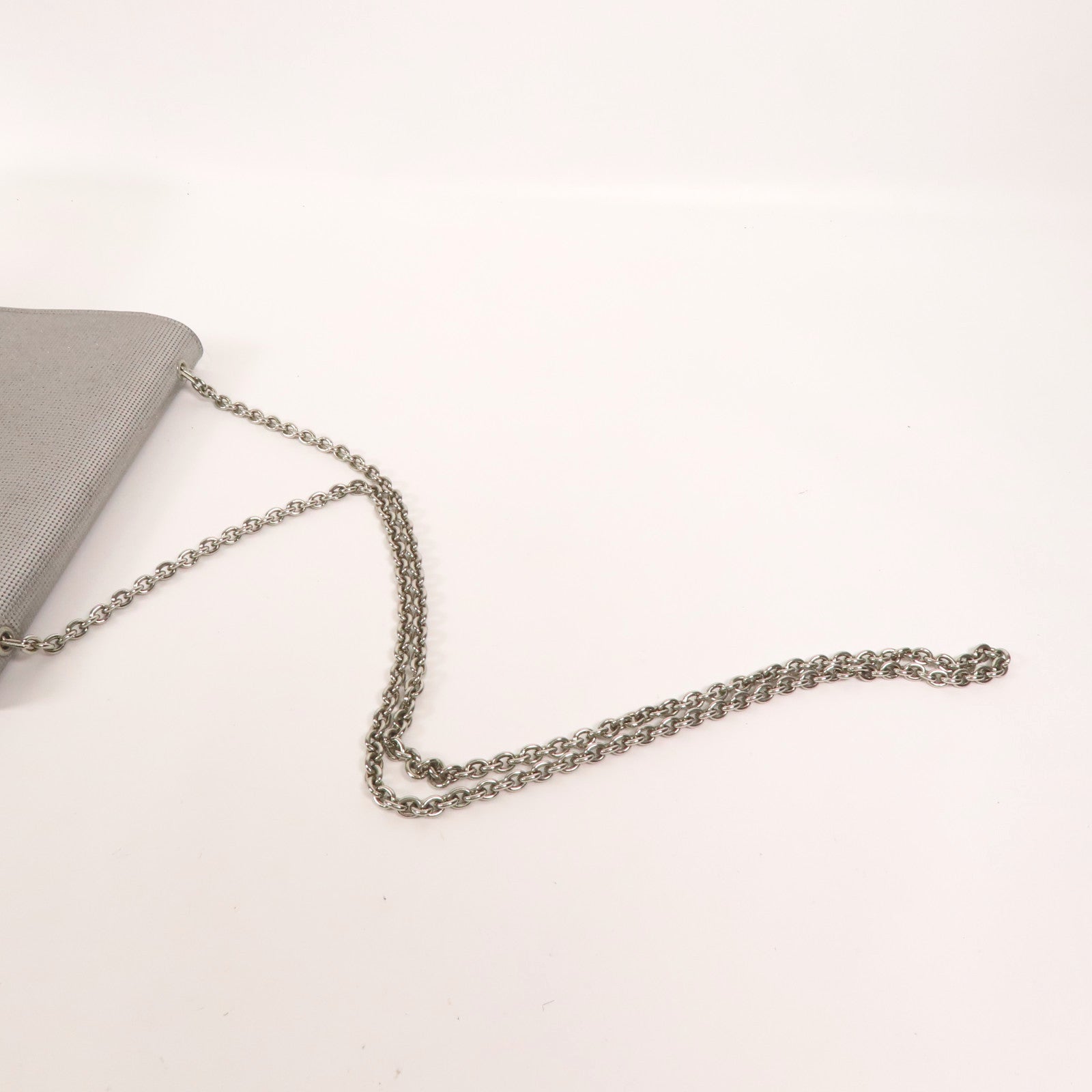 FENDI 皮革Wallet Chain Shoulder銀扣肩背袋