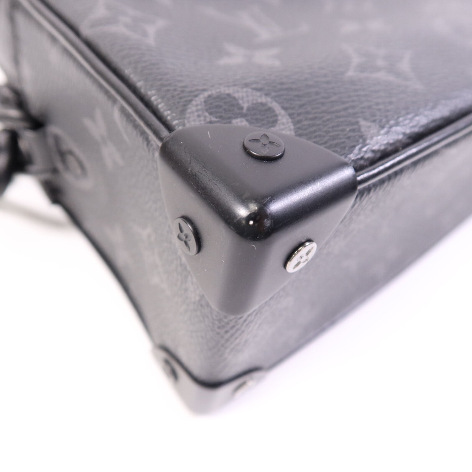 LOUIS VUITTON Monogram Eclipse Mini Soft Trunk肩背袋