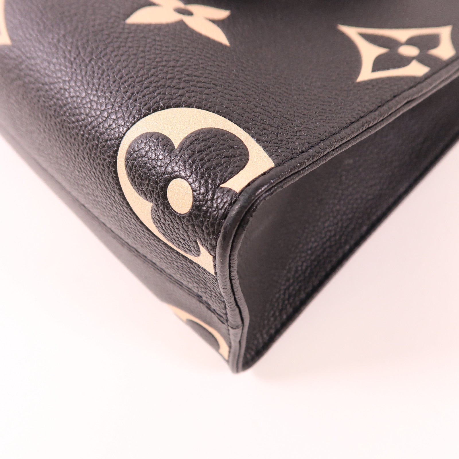 LOUIS VUITTON Monogram Empreinte On The Go PM金扣手挽肩背兩用袋