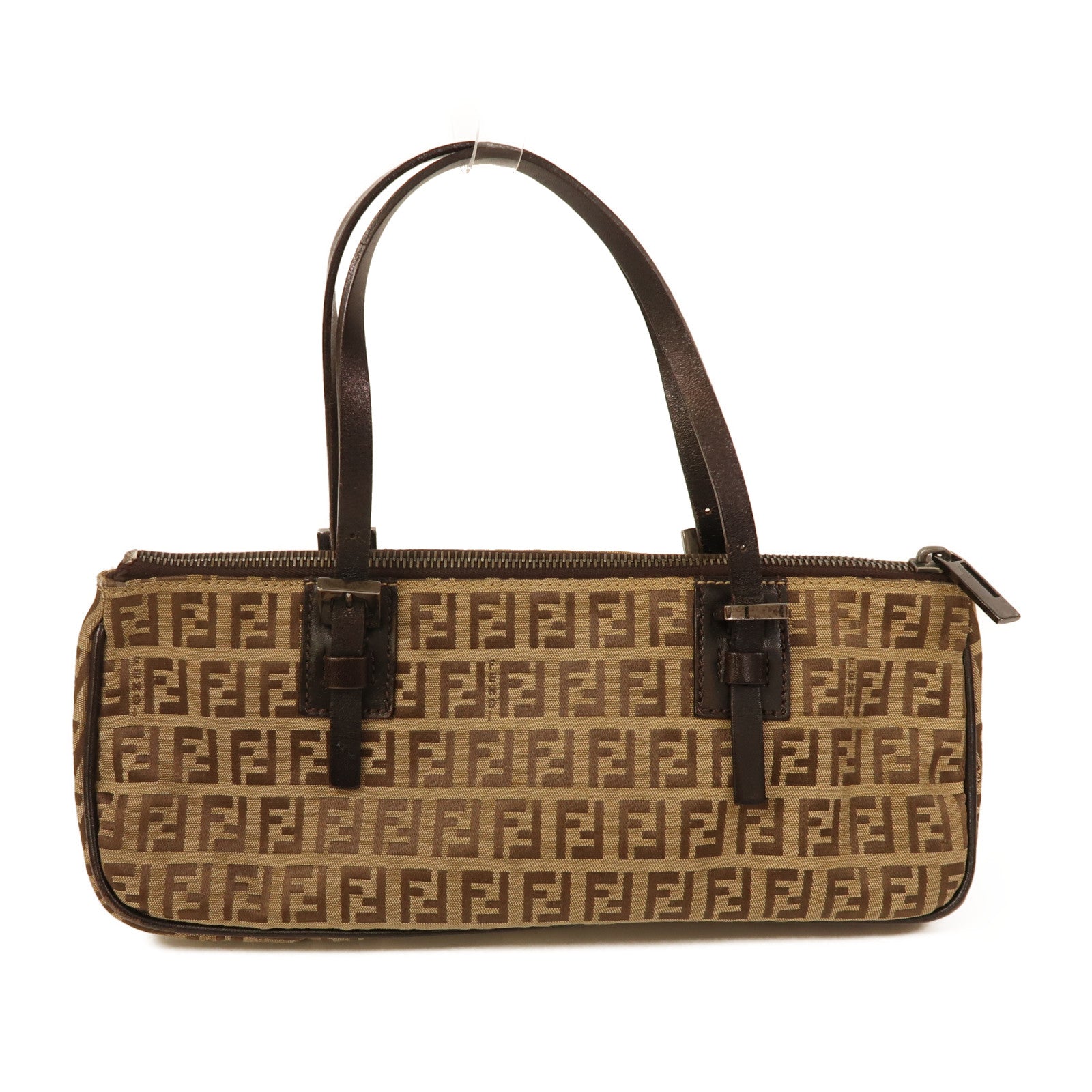 FENDI 帆布Hand Bag手挽袋棕色