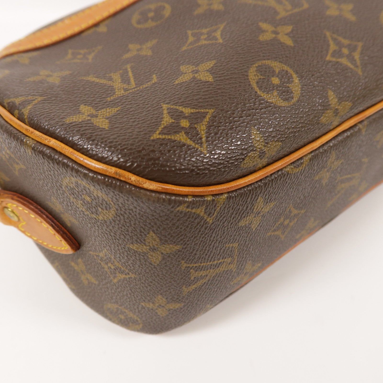 LOUIS VUITTON Monogram Blois金扣肩背袋棕色