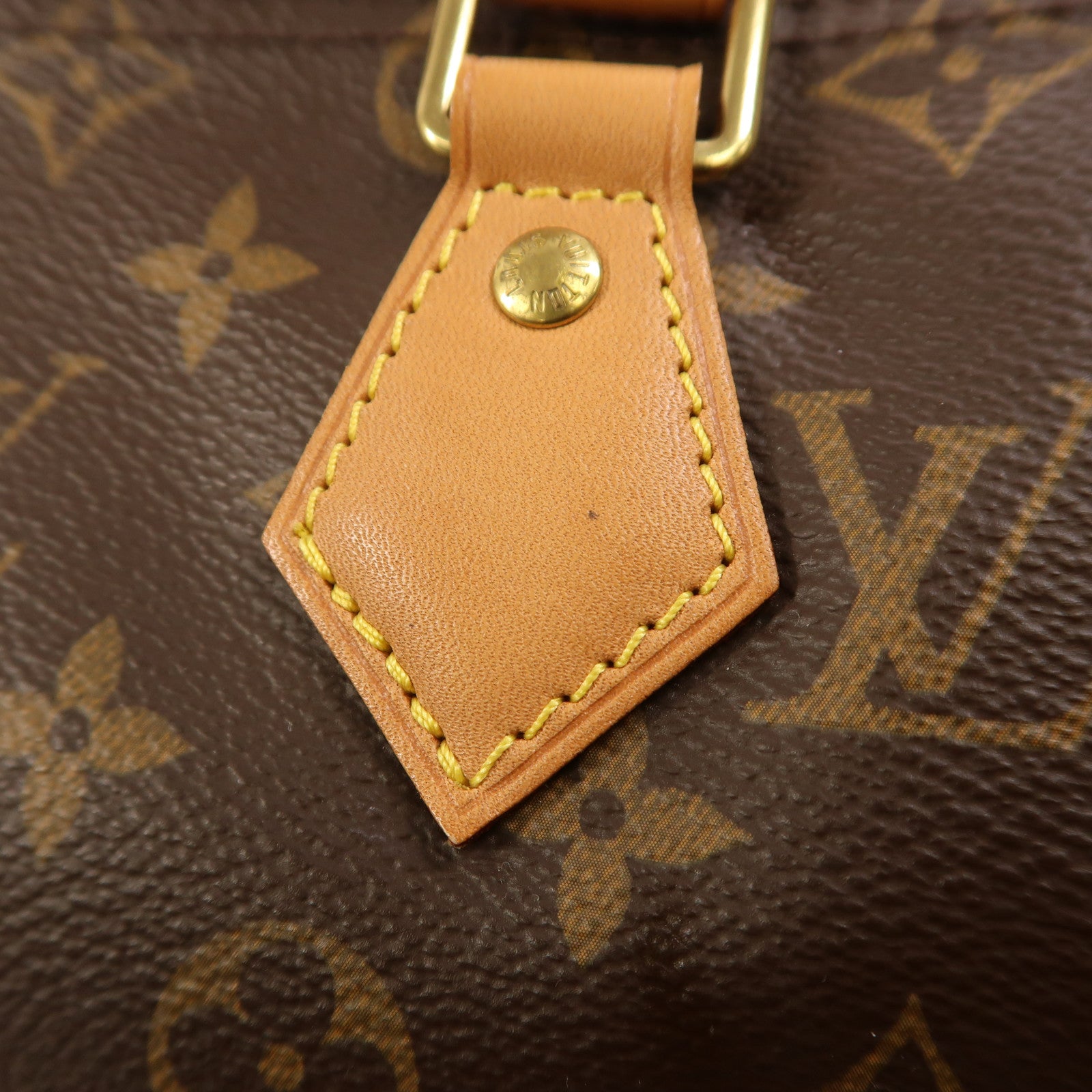 LOUIS VUITTON Monogram Speedy 25金扣手挽袋