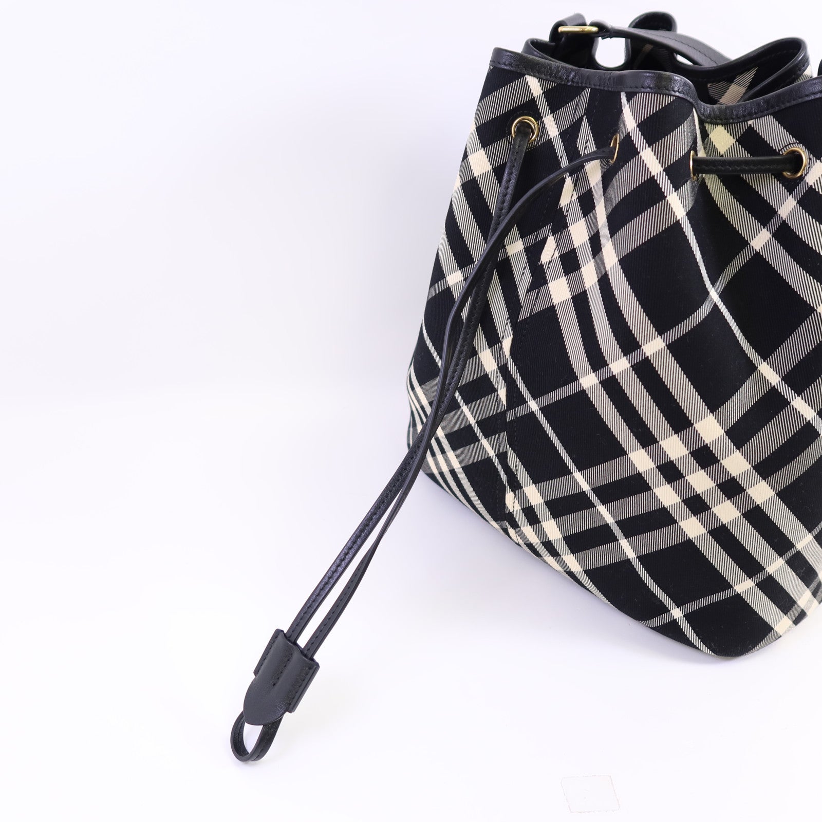 BURBERRY 帆布Shoulder Bag金扣肩背袋