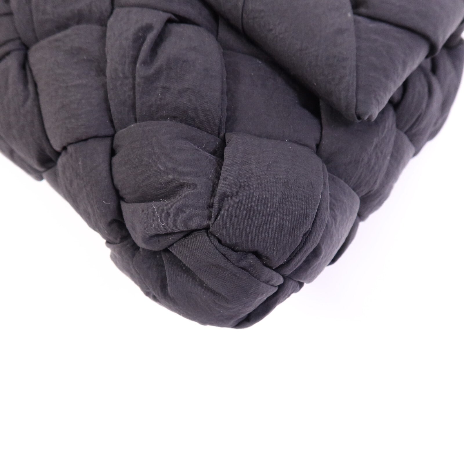 BOTTEGA VENETA 聚酯纖維Small Rumple Messenger銀扣肩背袋