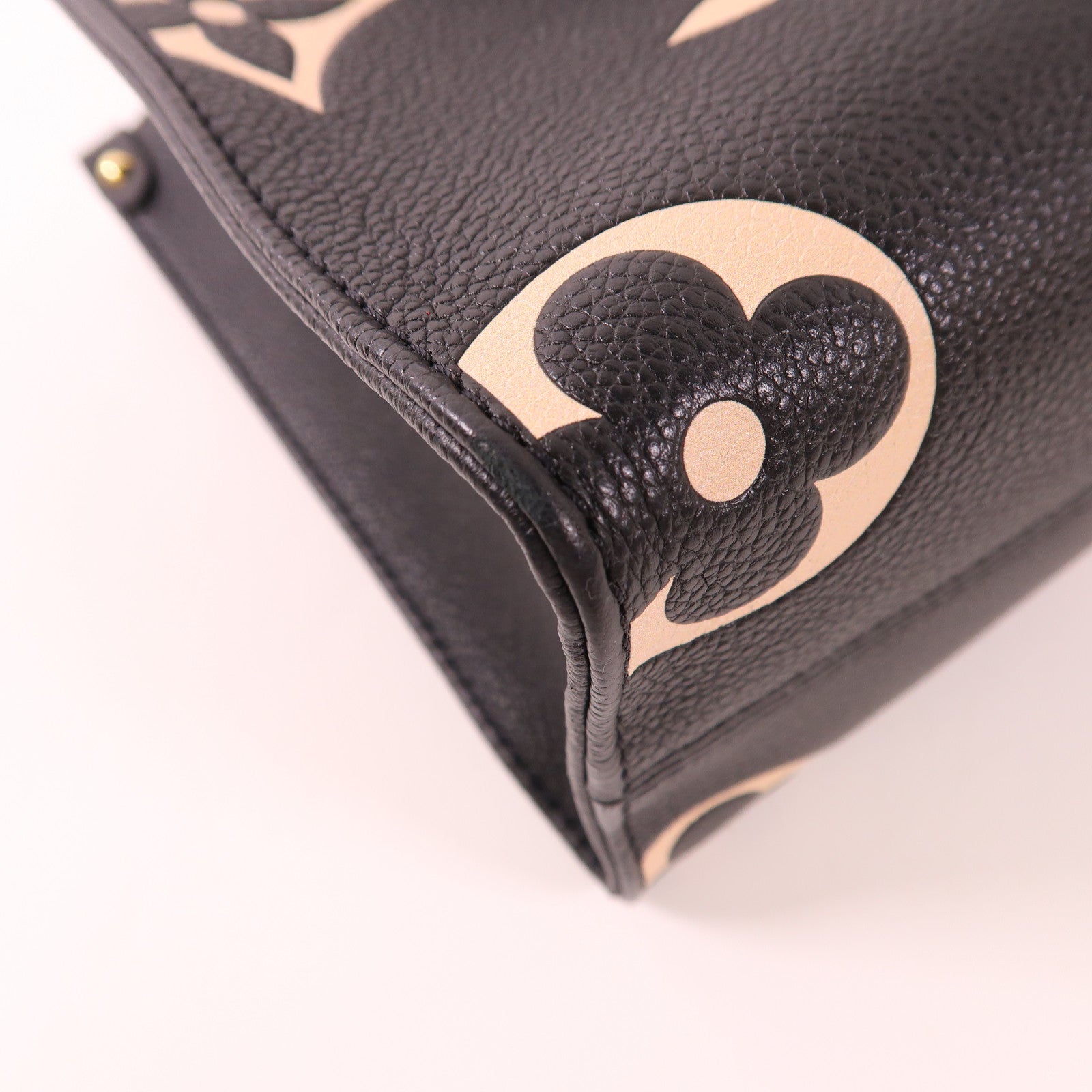 LOUIS VUITTON Monogram Empreinte On The Go PM金扣手挽肩背兩用袋