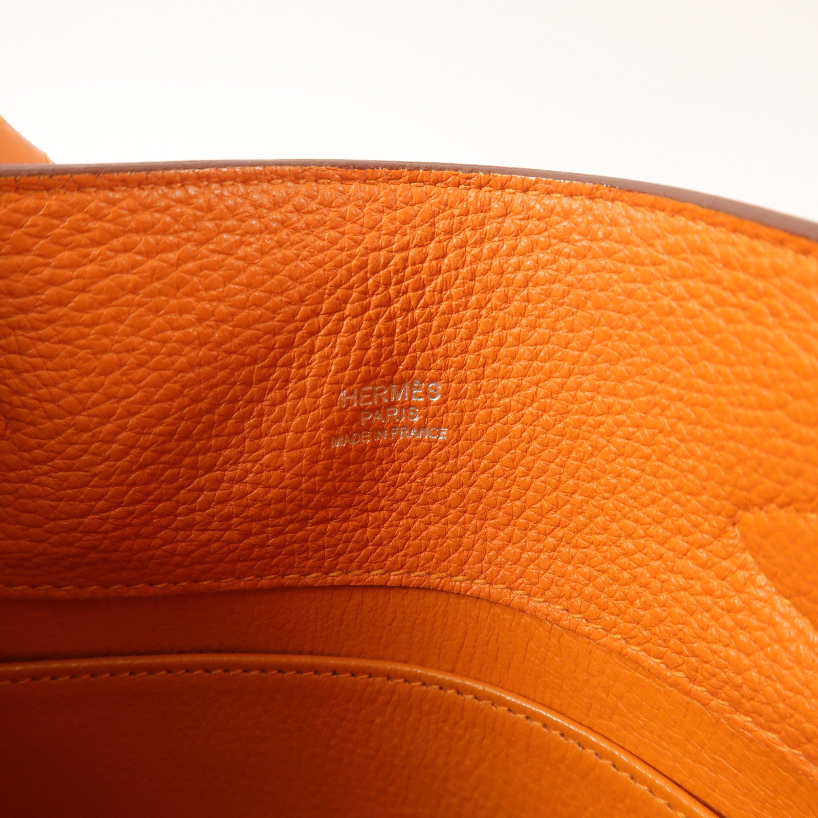 HERMES Togo皮革So Kelly 22銀扣肩背袋