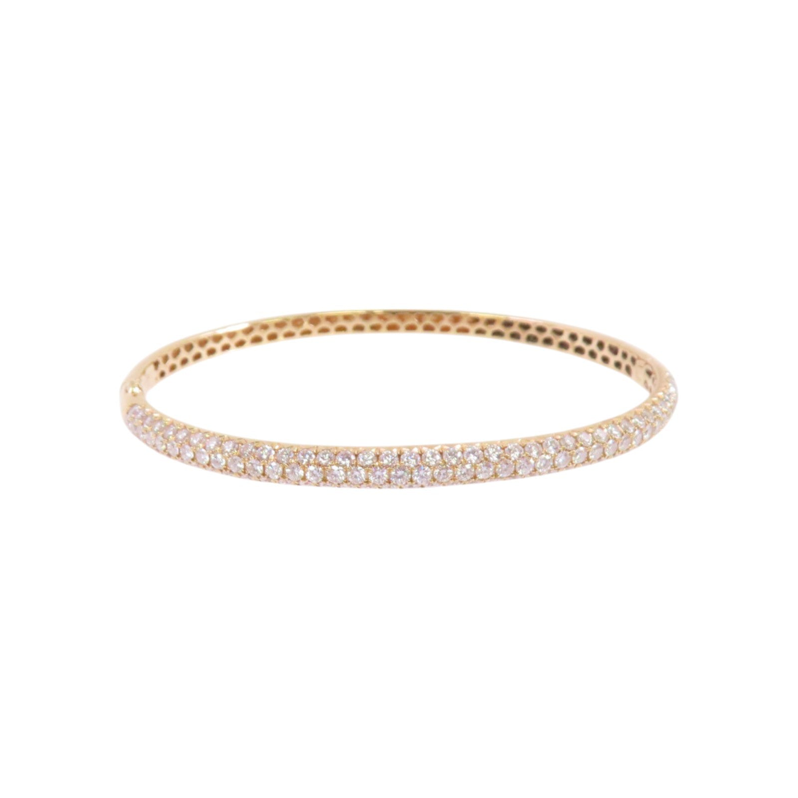 JEWELRY 【激減優惠】18K玫瑰金/鑽石Diamond Bangle金扣手鐲