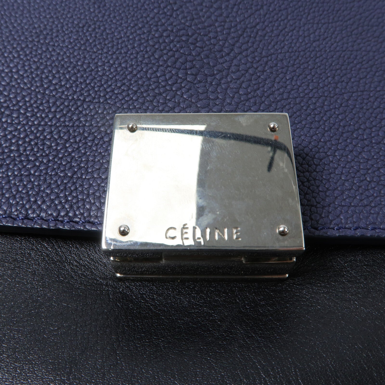 CELINE 牛皮皮革Trapeze Medium手挽肩背兩用袋