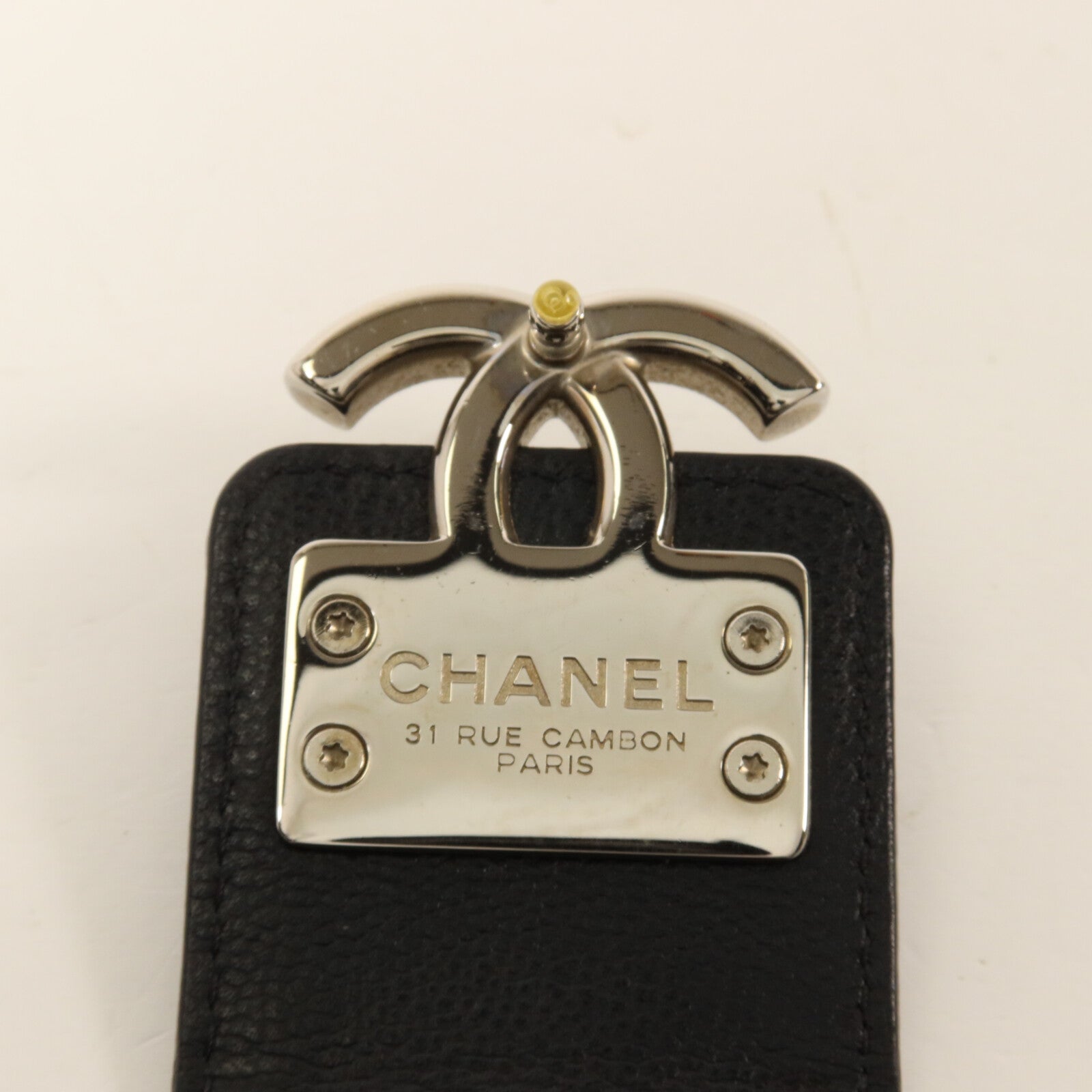 CHANEL 牛皮皮革Quilted CC Box鏈帶肩背袋