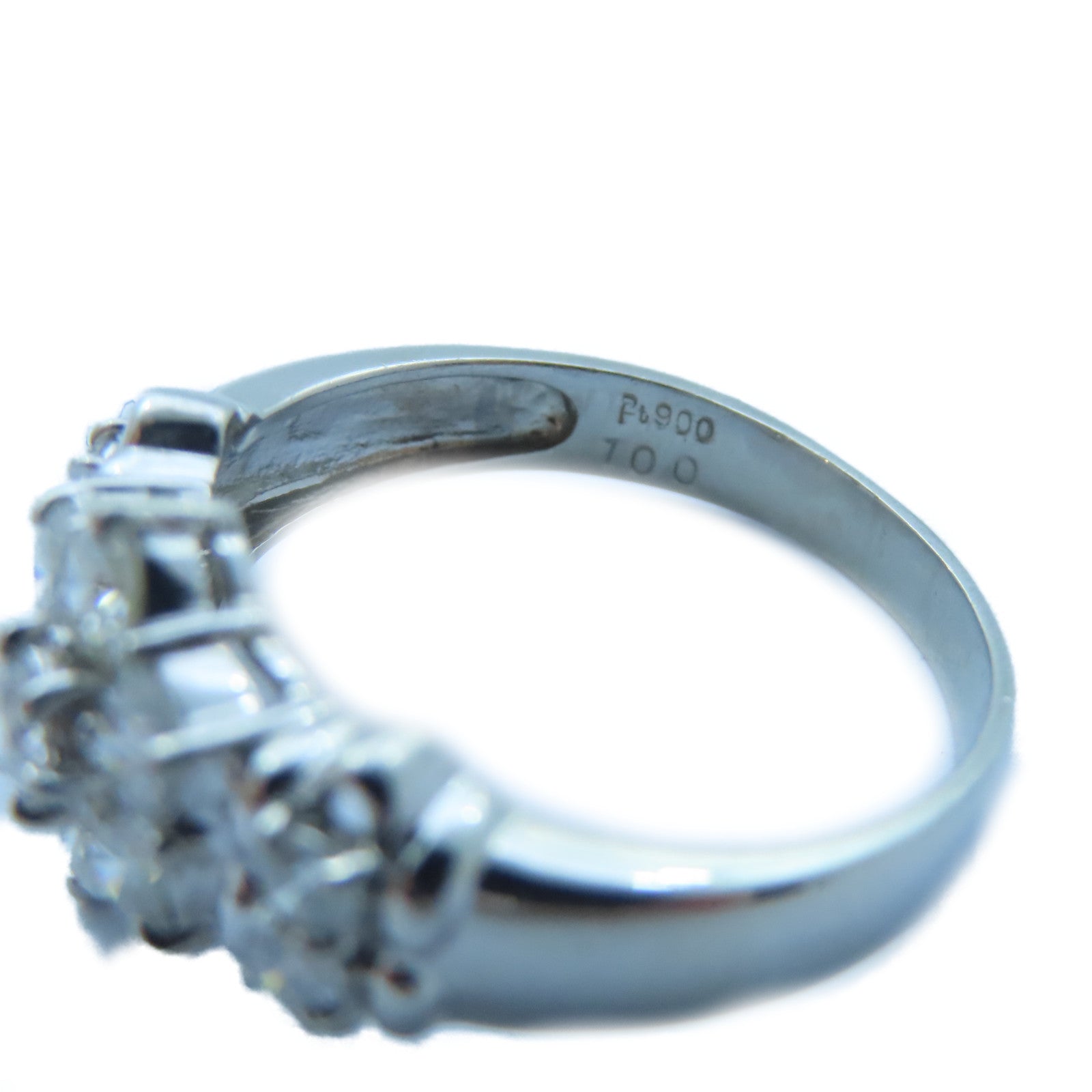 JEWELRY 【激減優惠】PT900白金Diamond Ring1.00ct鑽石戒指US#7.5