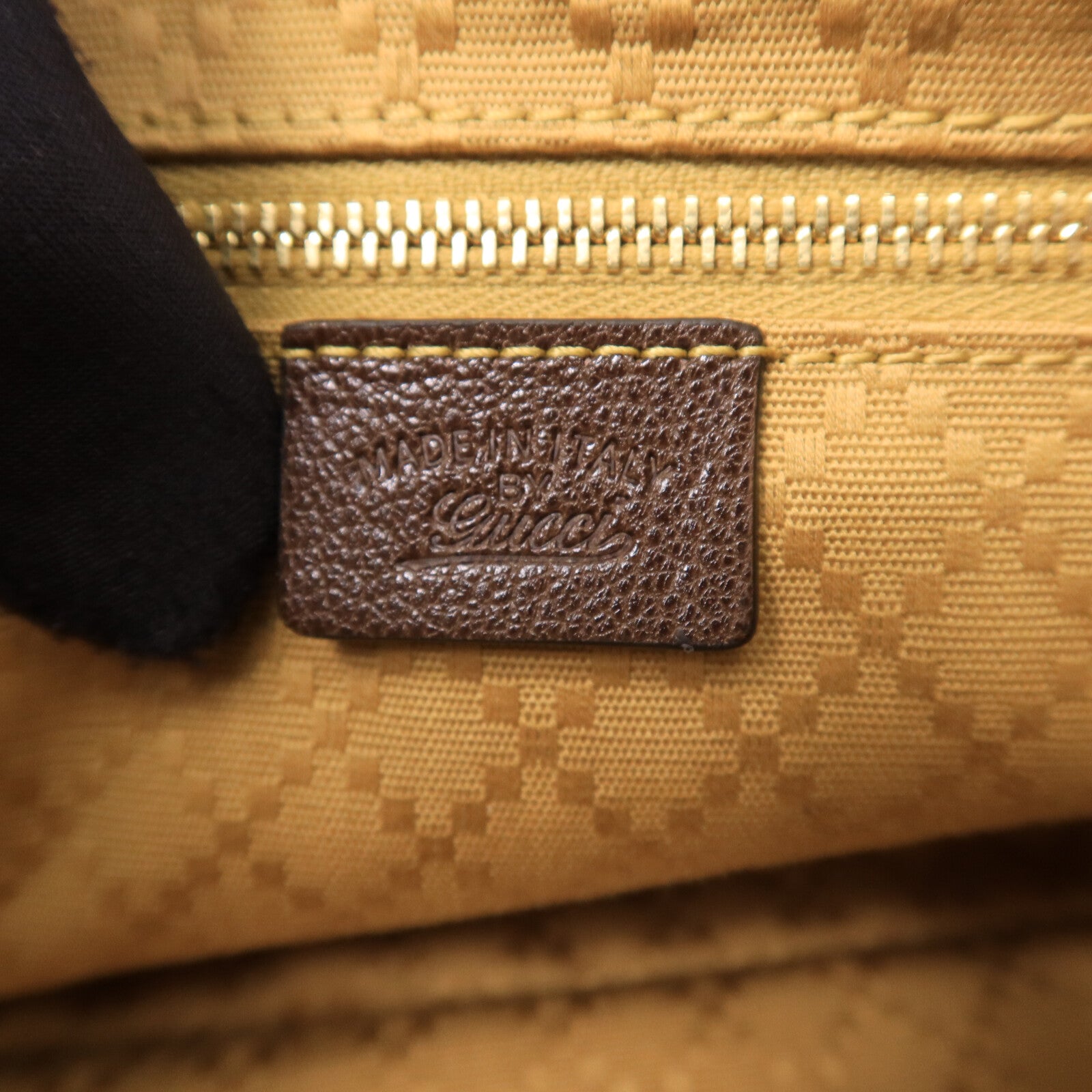 GUCCI 帆布Jackie Slim Medium肩背袋