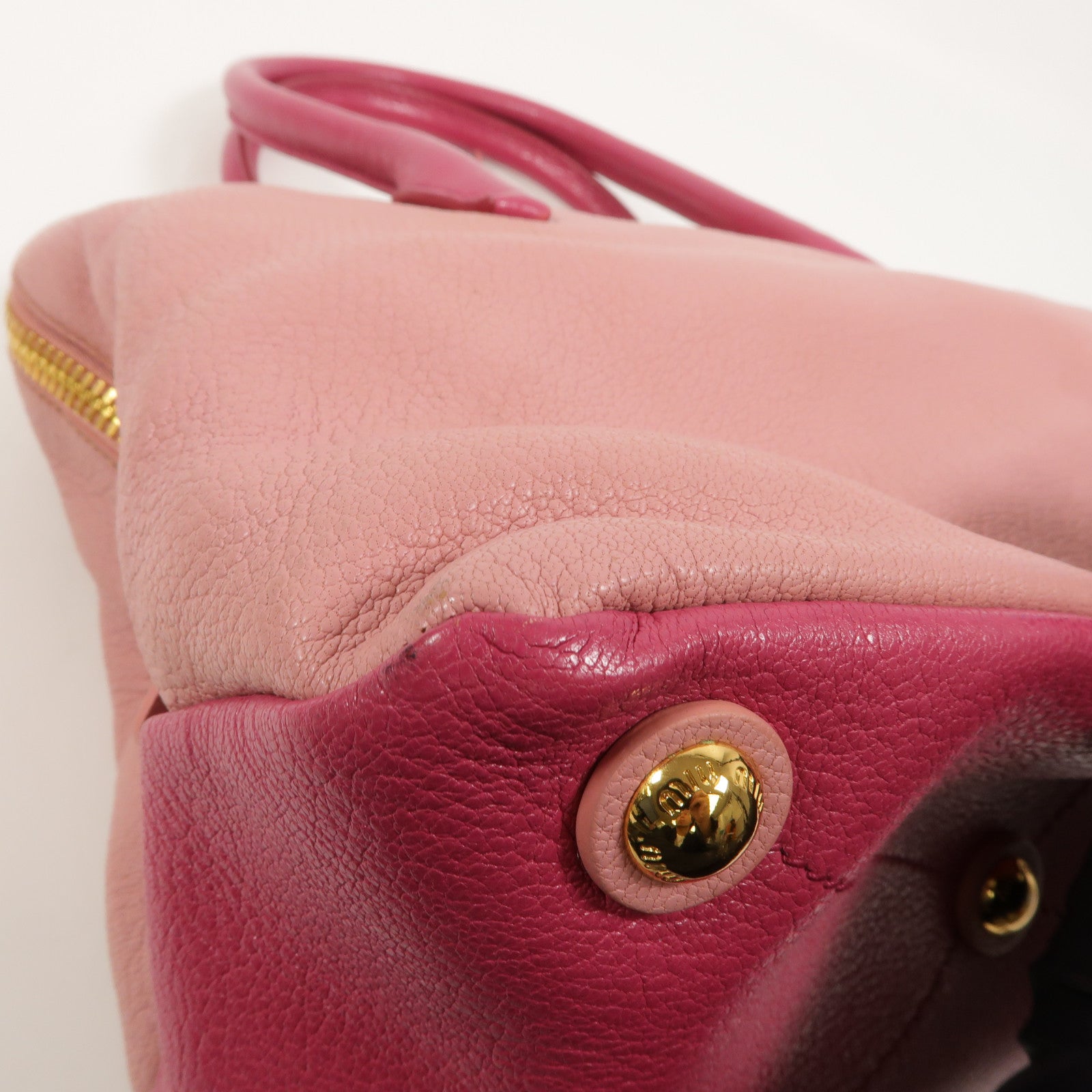 Miu Miu 牛皮皮革2 Way Shoulder手挽肩背兩用袋