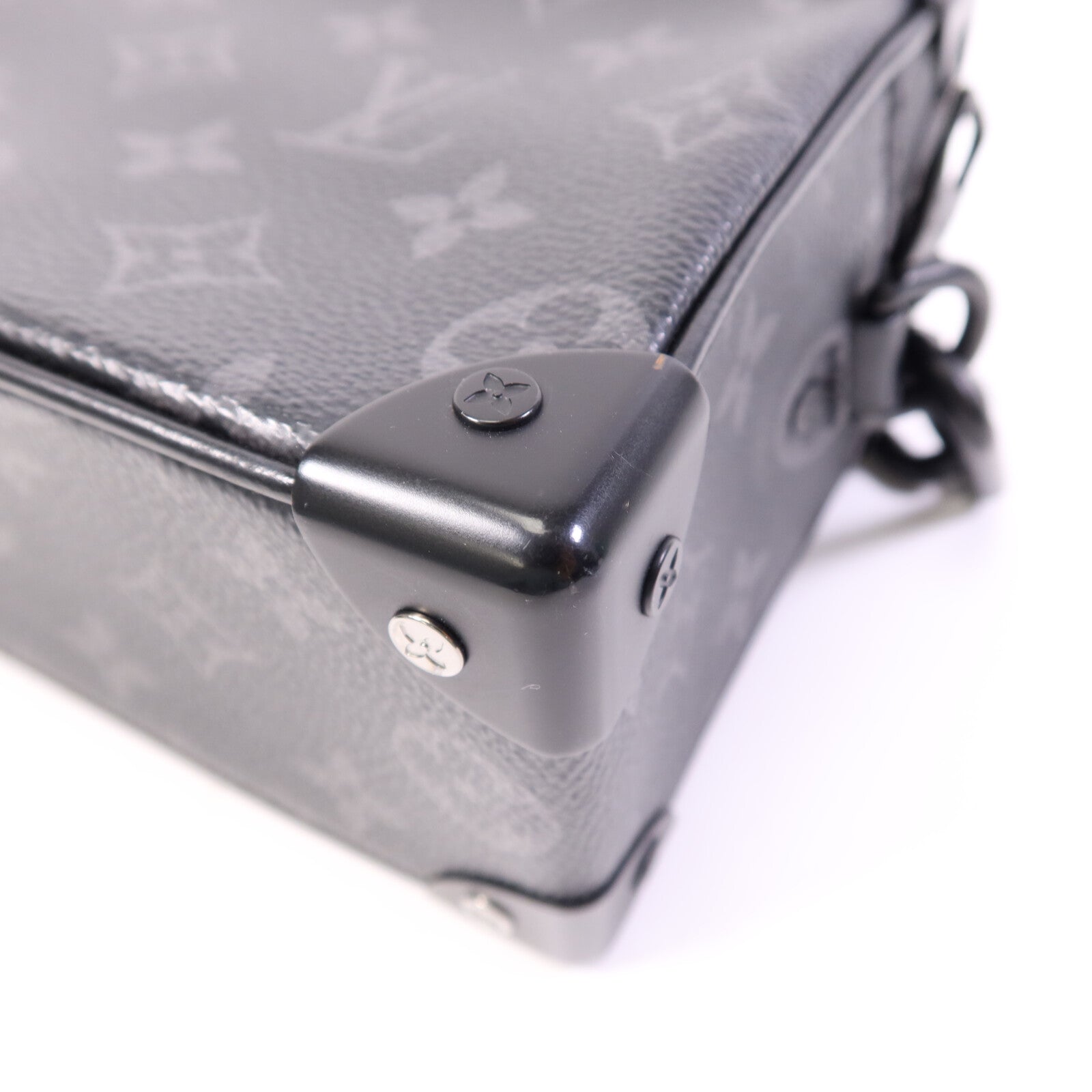 LOUIS VUITTON Monogram Eclipse Mini Soft Trunk肩背袋