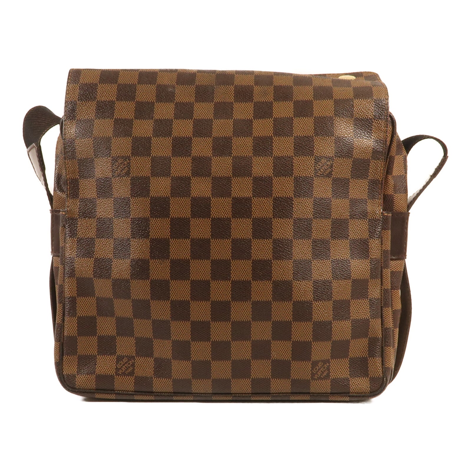 LOUIS VUITTON Monogram Damier Naviglio金扣肩背袋