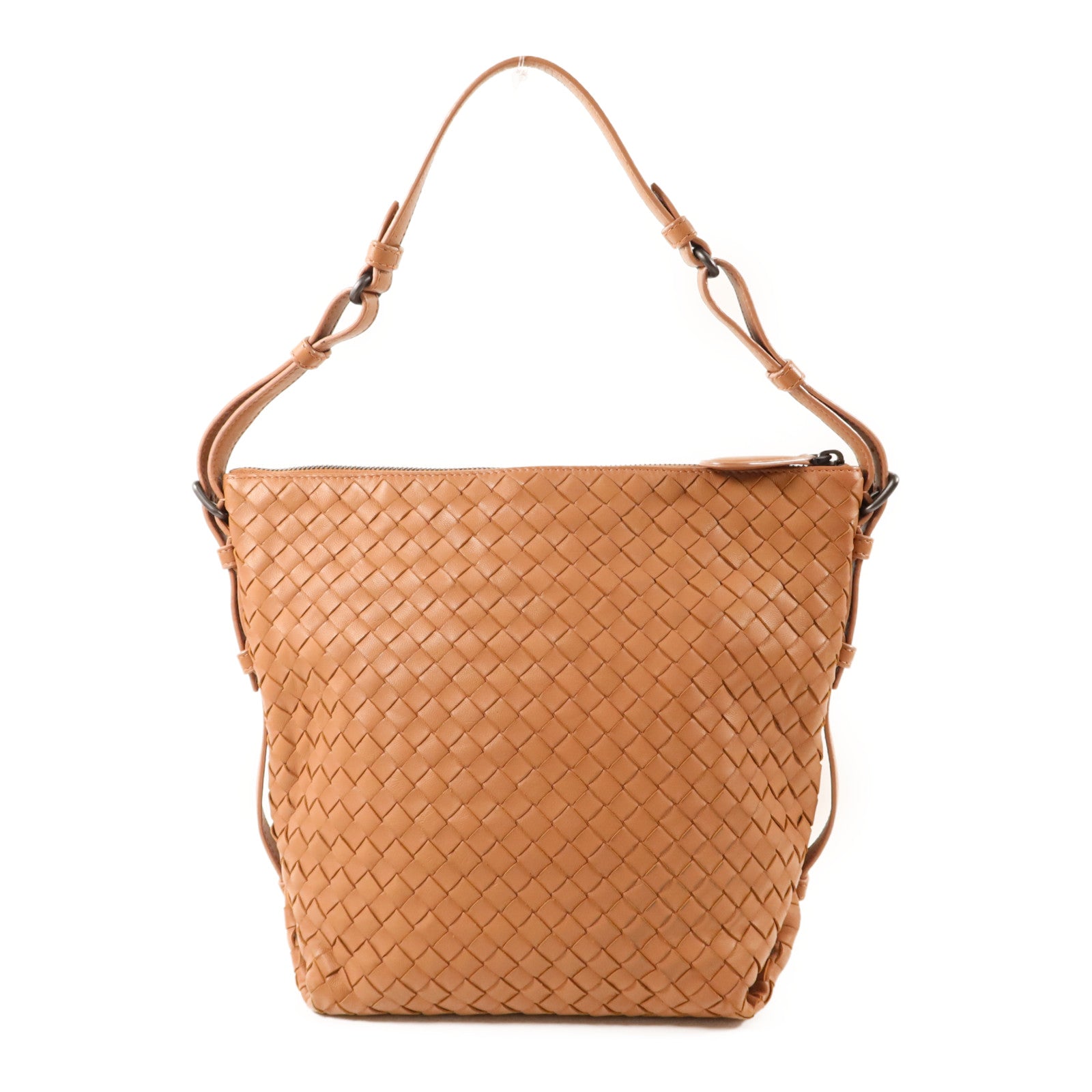 BOTTEGA VENETA 皮革Intrecciato Shoulder Bag金扣肩背袋