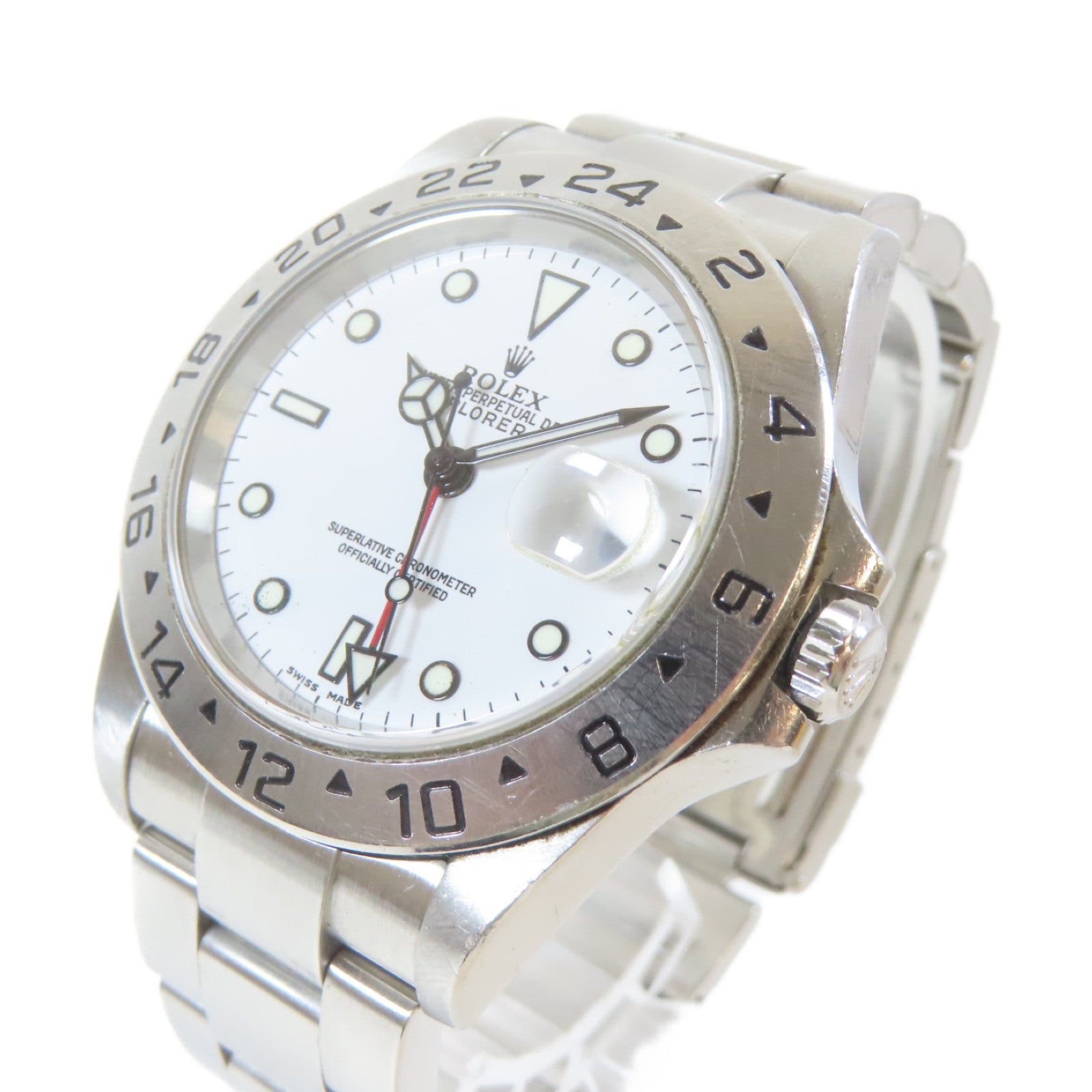 ROLEX Explorer II不鏽鋼手錶自動機芯白色