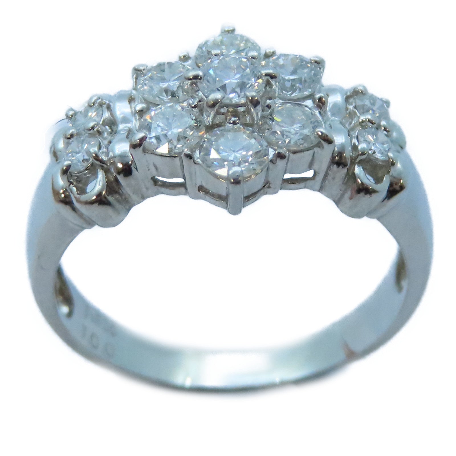 JEWELRY 【激減優惠】PT900白金Diamond Ring1.00ct鑽石戒指US#7.5