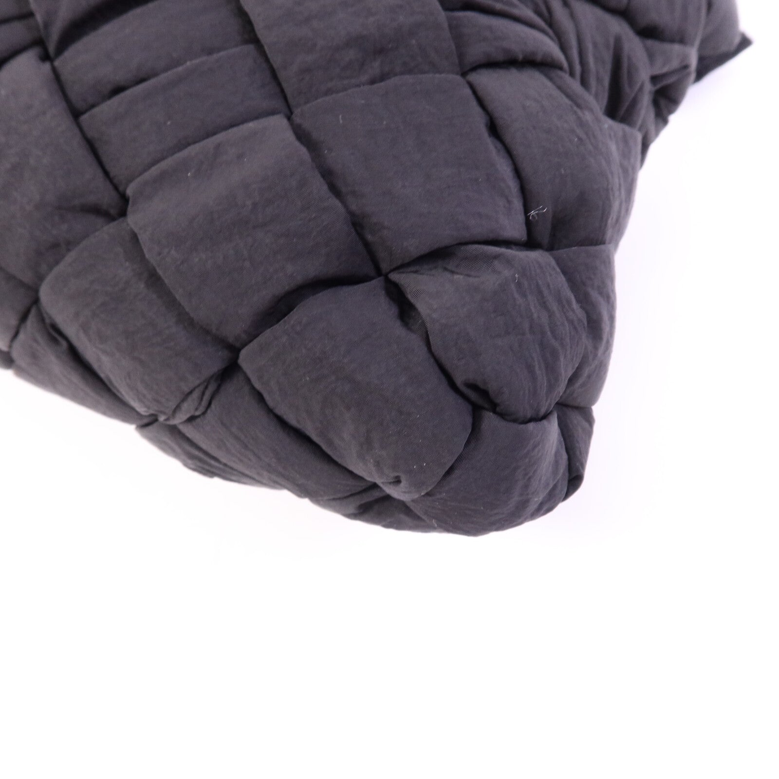 BOTTEGA VENETA 聚酯纖維Small Rumple Messenger銀扣肩背袋