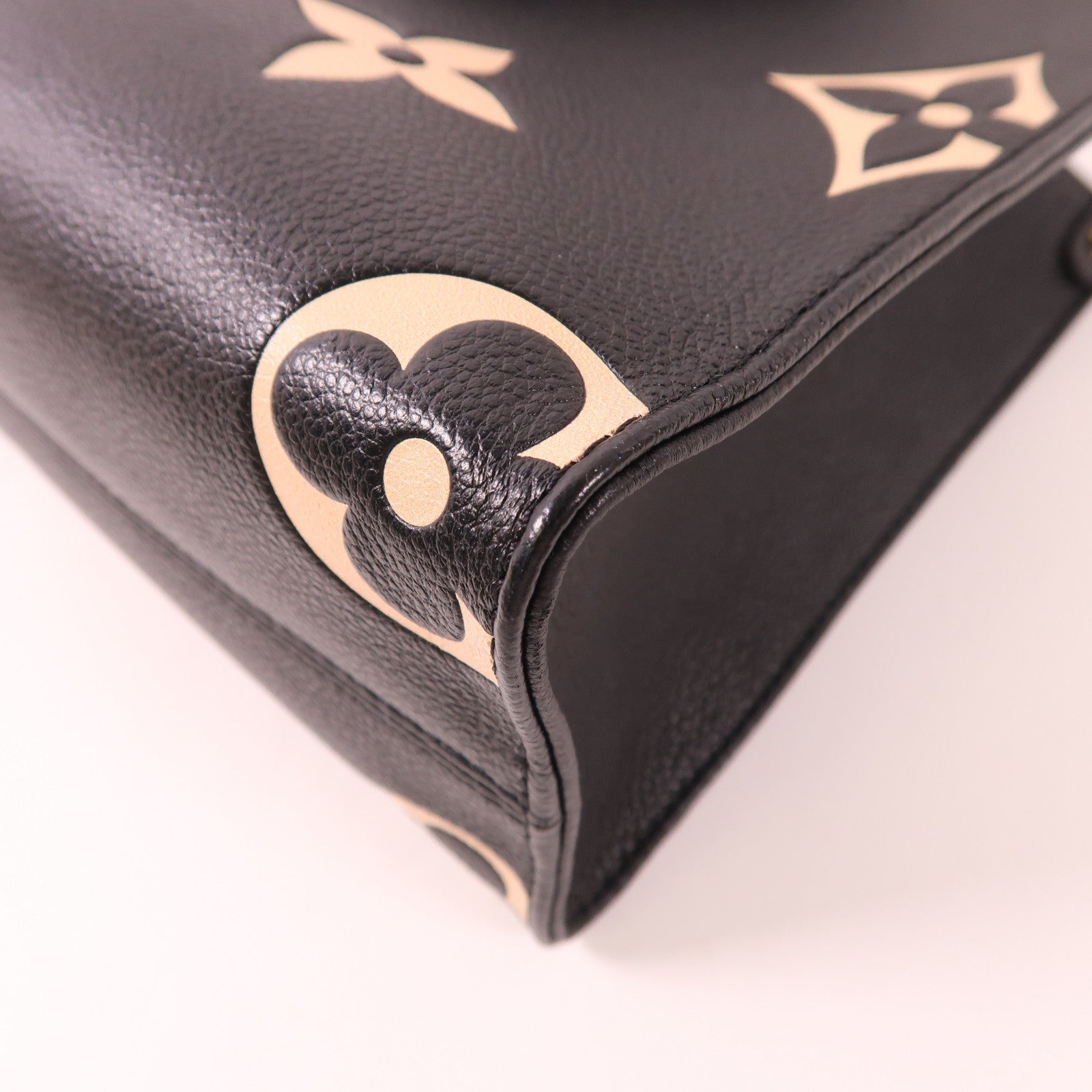 LOUIS VUITTON Monogram Empreinte On The Go PM金扣手挽肩背兩用袋