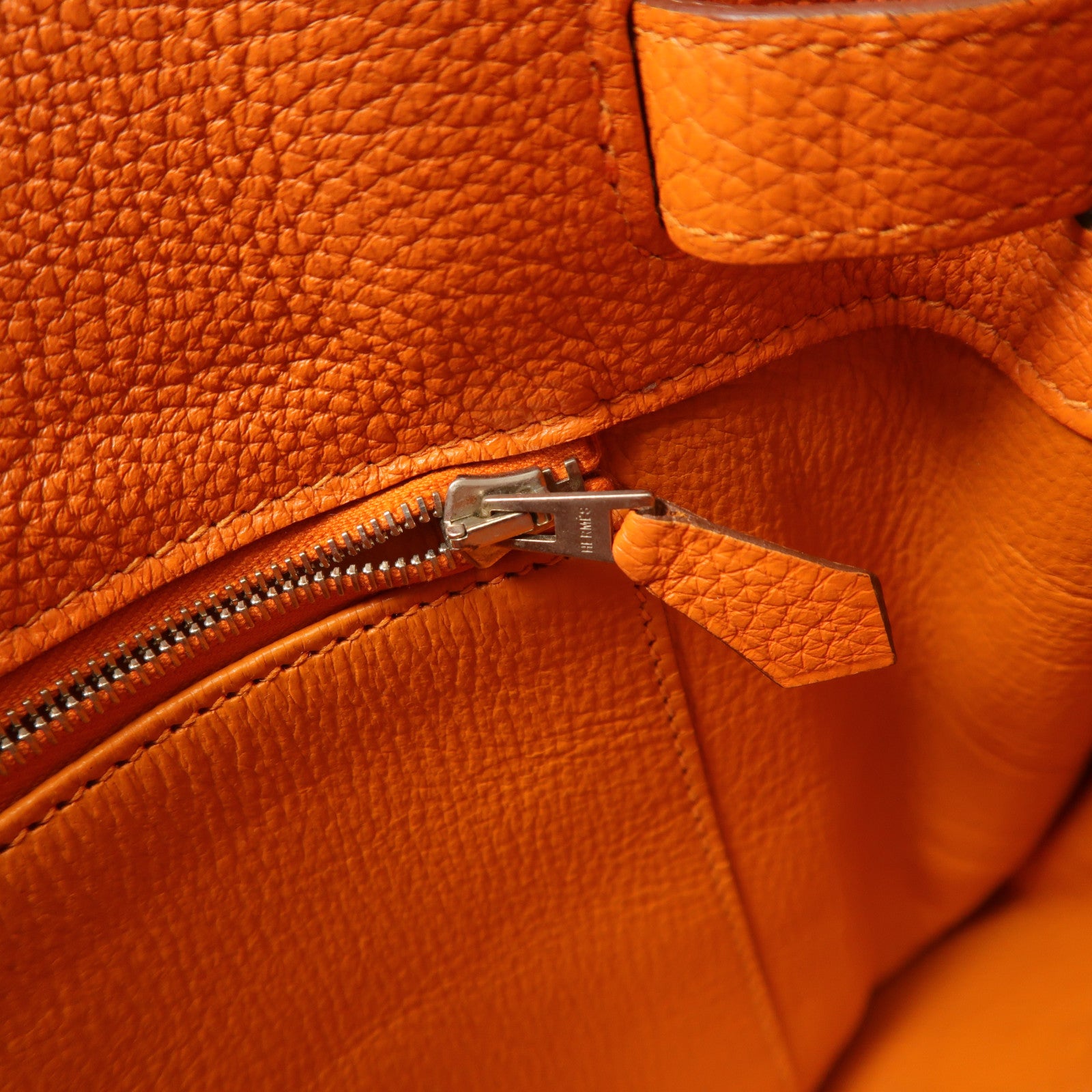 HERMES Togo皮革So Kelly 22銀扣肩背袋