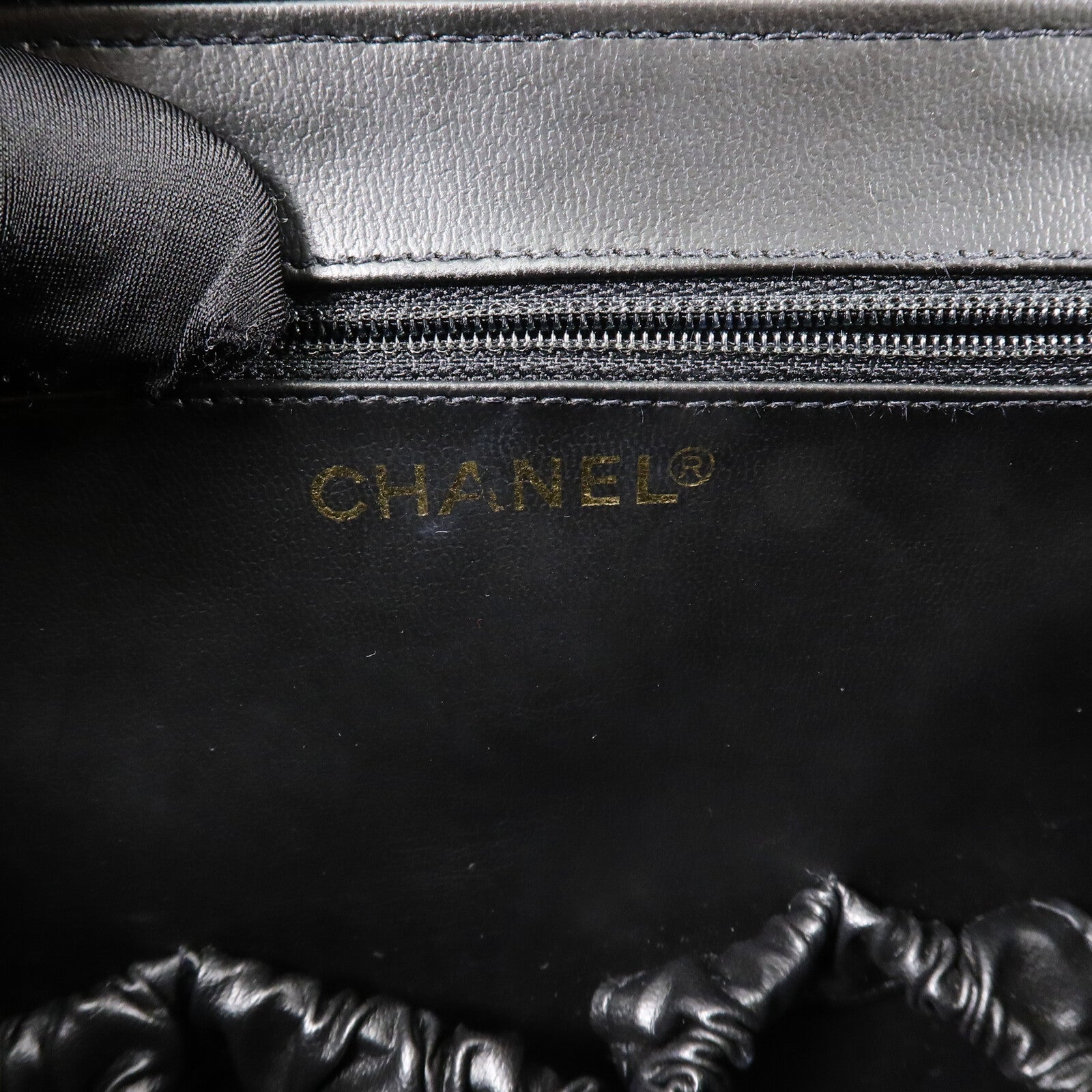 CHANEL 羊皮皮革Vintage Vanity Case手挽肩背兩用袋