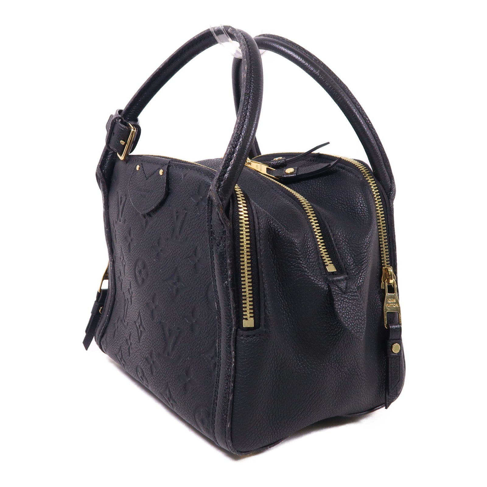 LOUIS VUITTON Monogram Empreinte Marais BB金扣手挽袋