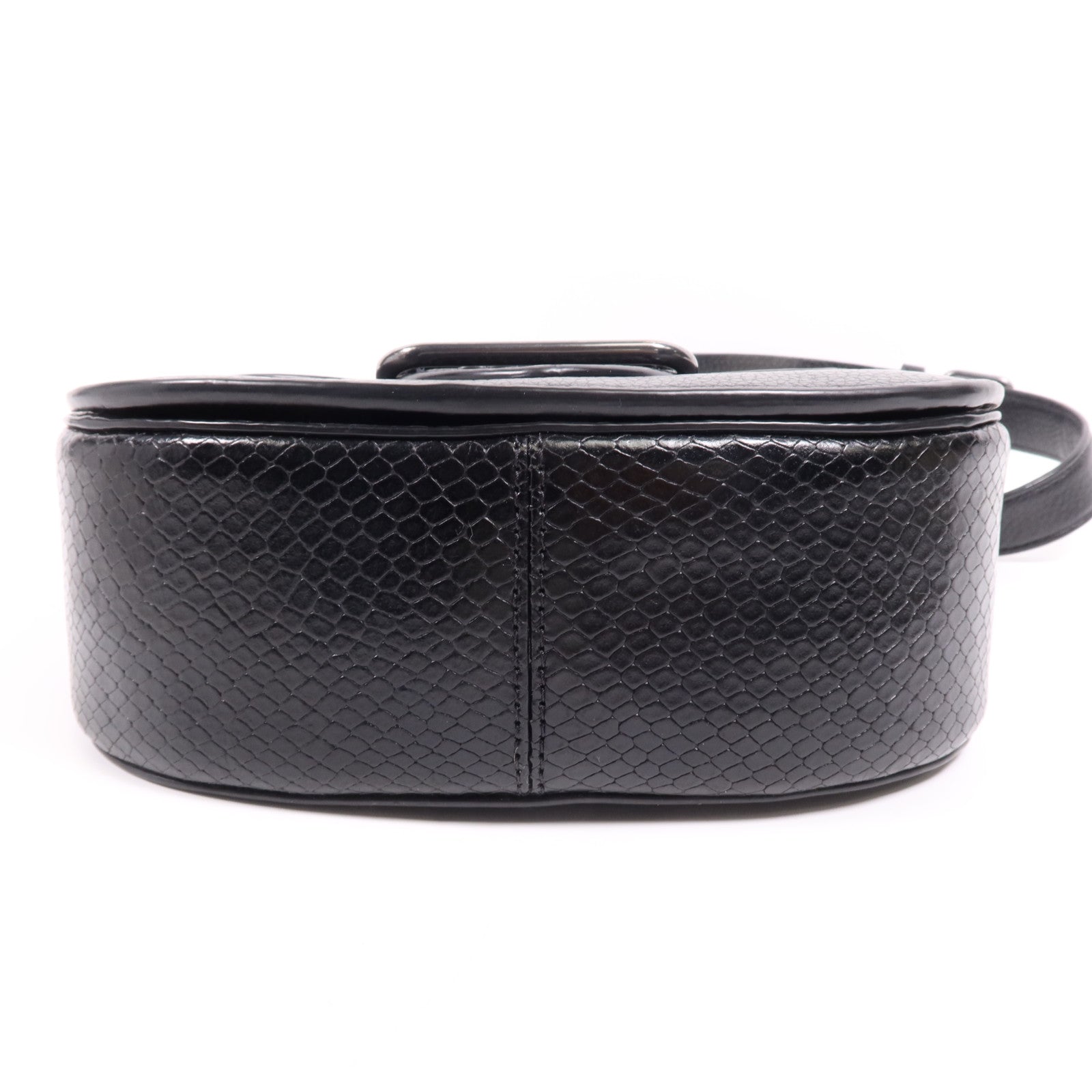 COACH 牛皮皮革Shoulder Bag銀扣肩背袋