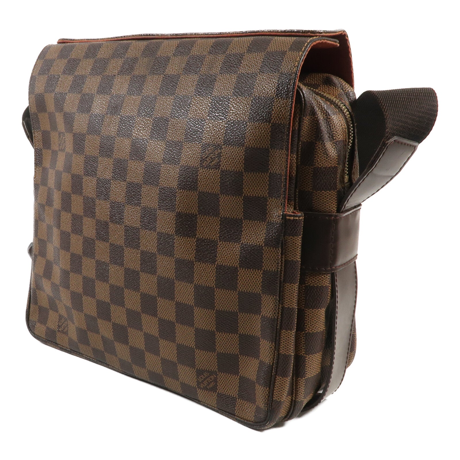LOUIS VUITTON Monogram Damier Naviglio金扣肩背袋