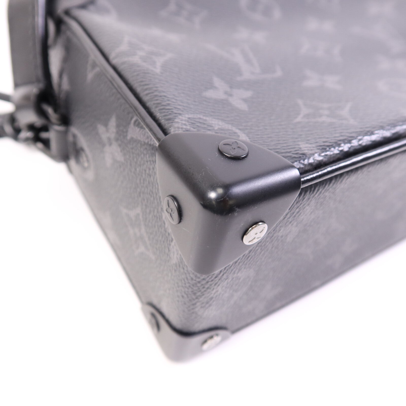 LOUIS VUITTON Monogram Eclipse Mini Soft Trunk肩背袋
